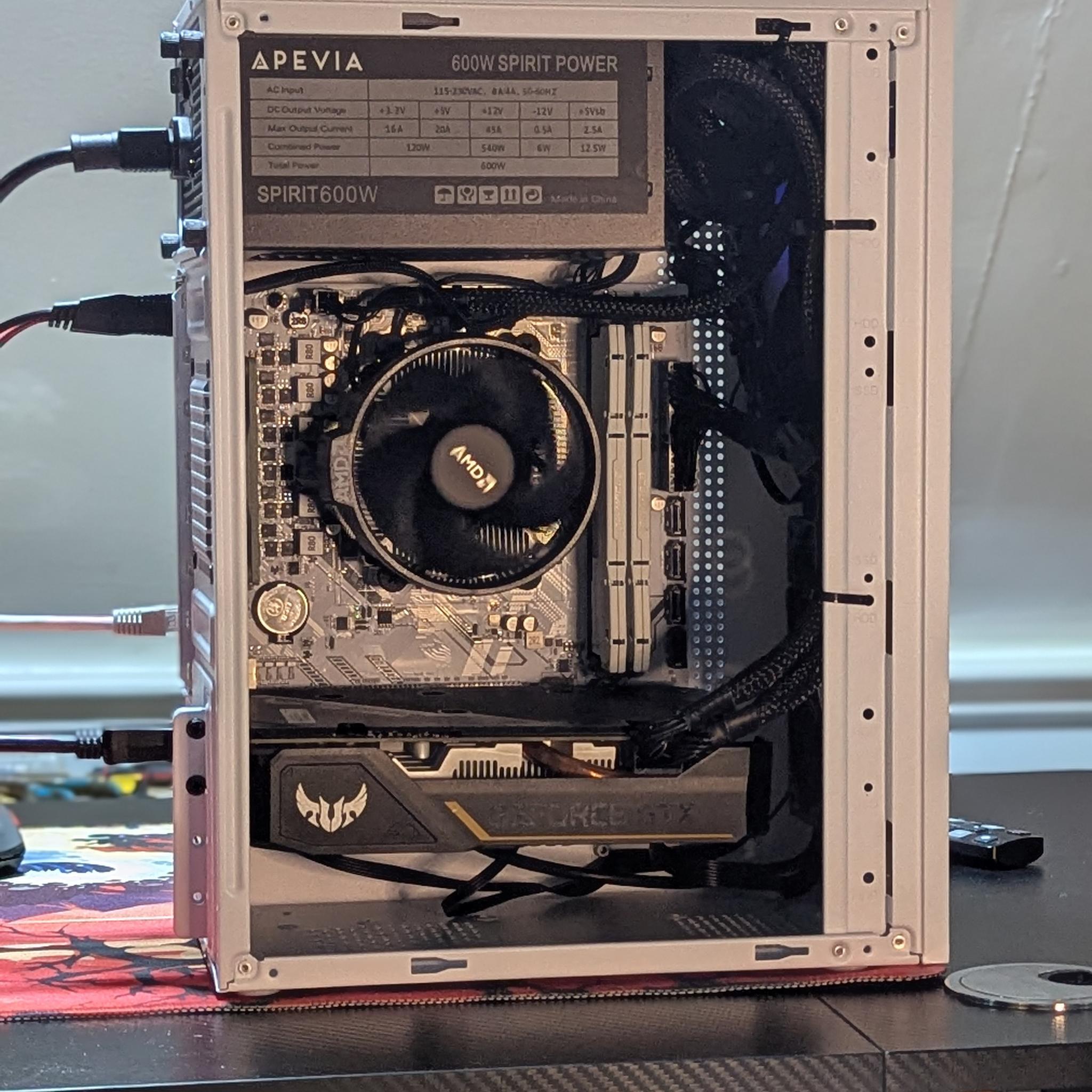 GAMING PC|AMD RYZEN 5 5500|ASUS TUF GAMING 1660 SUPER|16GB DDR4 3200|512 GB NVME SSD|WINDOWS 11 PRO