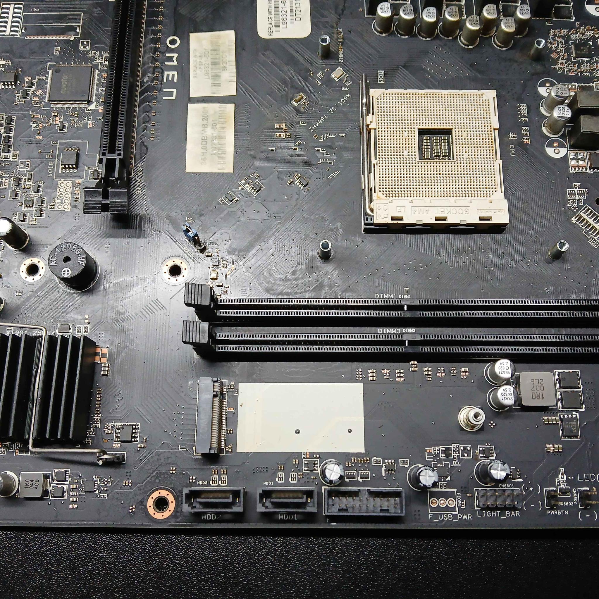 Broken HP Omen am4 m-atx motherboard & cpu cooler