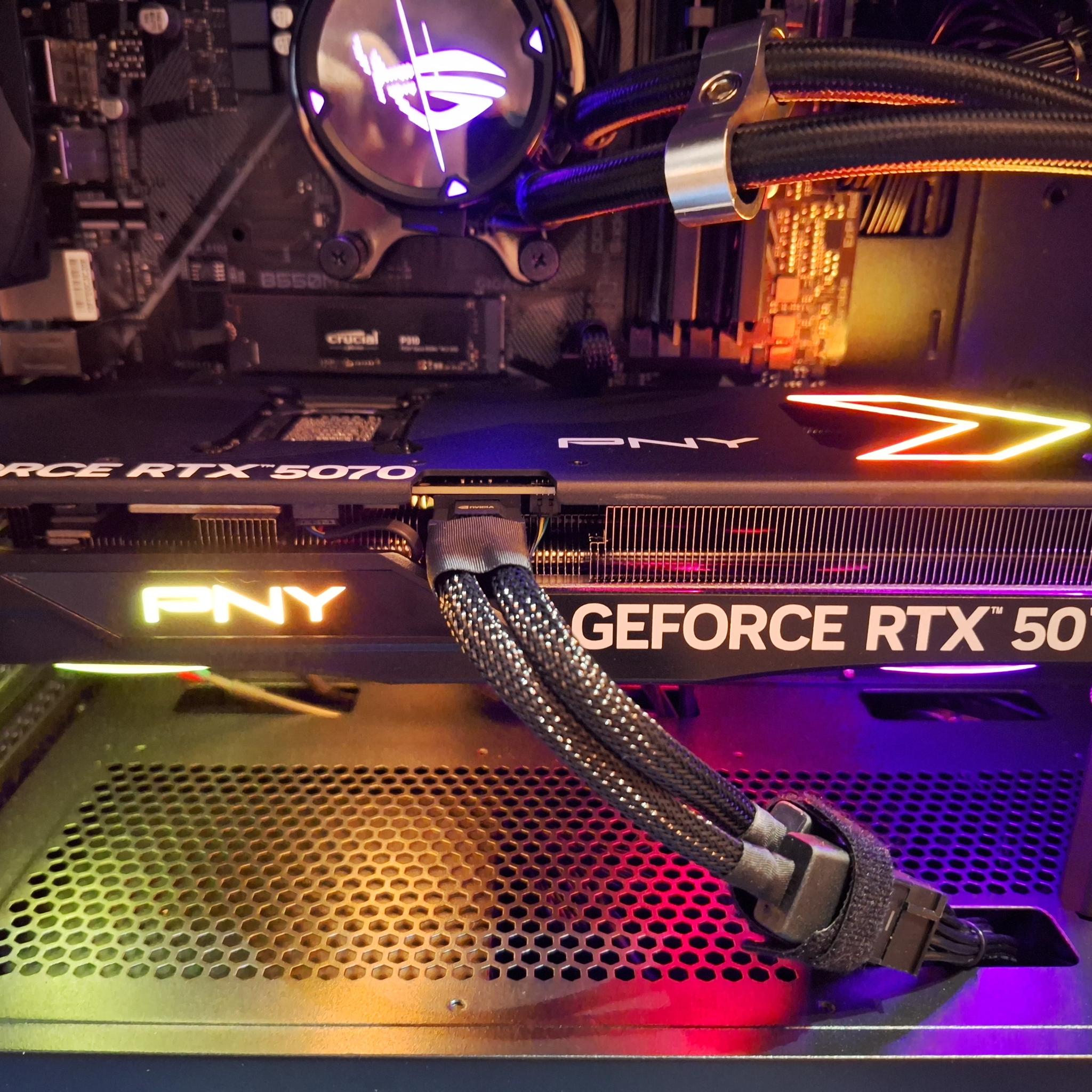 🖤 RTX 5070 + Ryzen 7 • Silent MicroATX Gaming Rig • ROG 360 AIO • DLSS 3 Ready