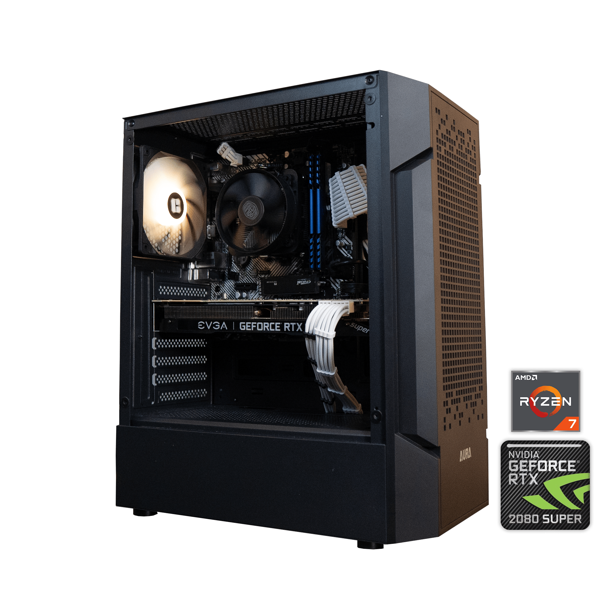 🟠⚫ BO6 Ready GAMING PC ⚫🟠 | EVGA RTX 2080 Super | RYZEN 7 3700X | 32GB RAM | 1TB NVME SSD
