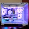 All White 4K Gaming | RX 9070 XT 16GB | Ryzen 7 7700 | 32GB RAM