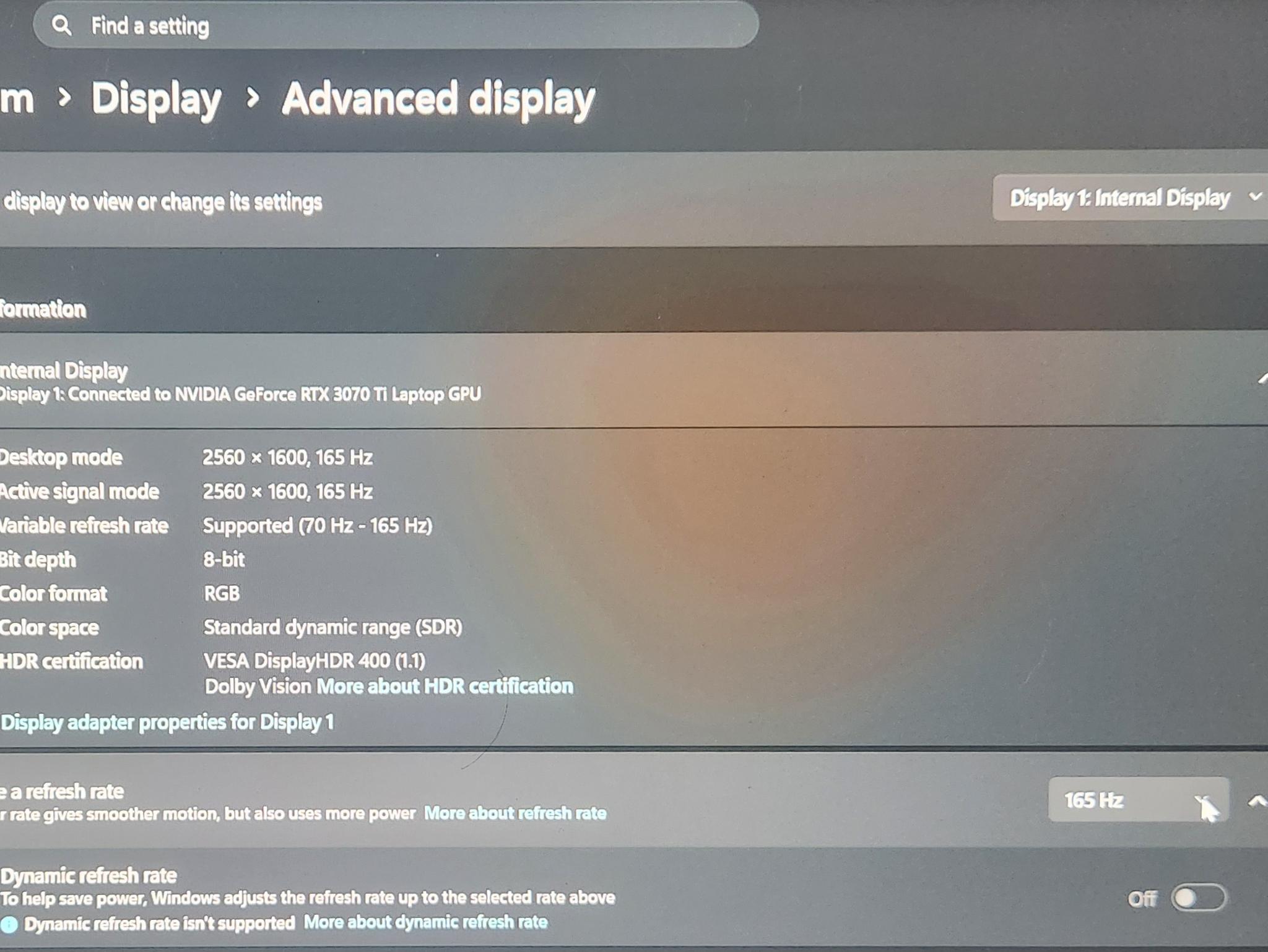 Lenovo Legion 5 Pro 16ARH7H /Gaming Laptop/ RTX 3070ti/AMD Ryzen 7 6800H 3.2GHz/16GB DDR5 RAM/165Hz