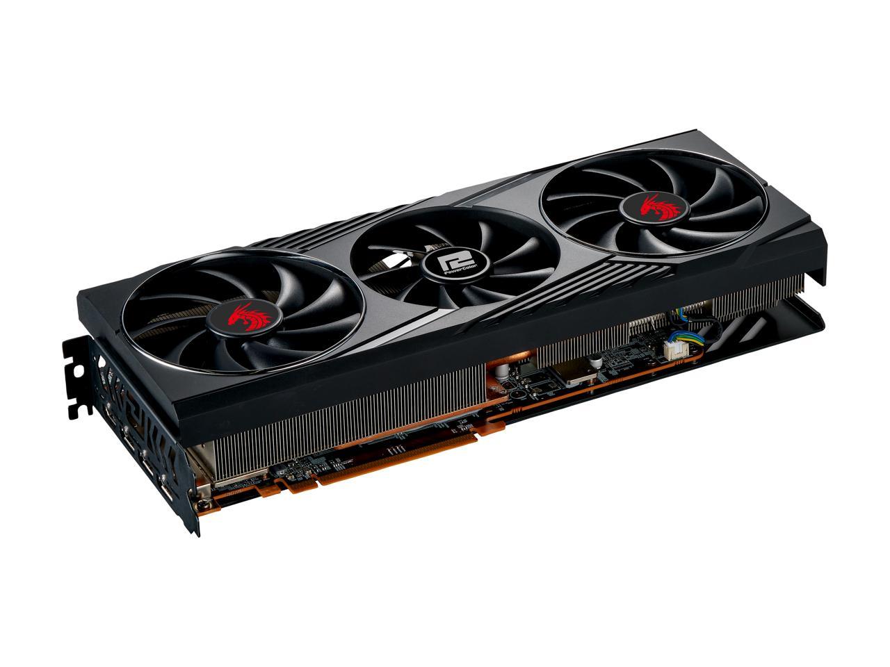 PowerColor Radeon RX 6800 XT 16GB Red Dragon GDDR6 Video Graphics Card GPU