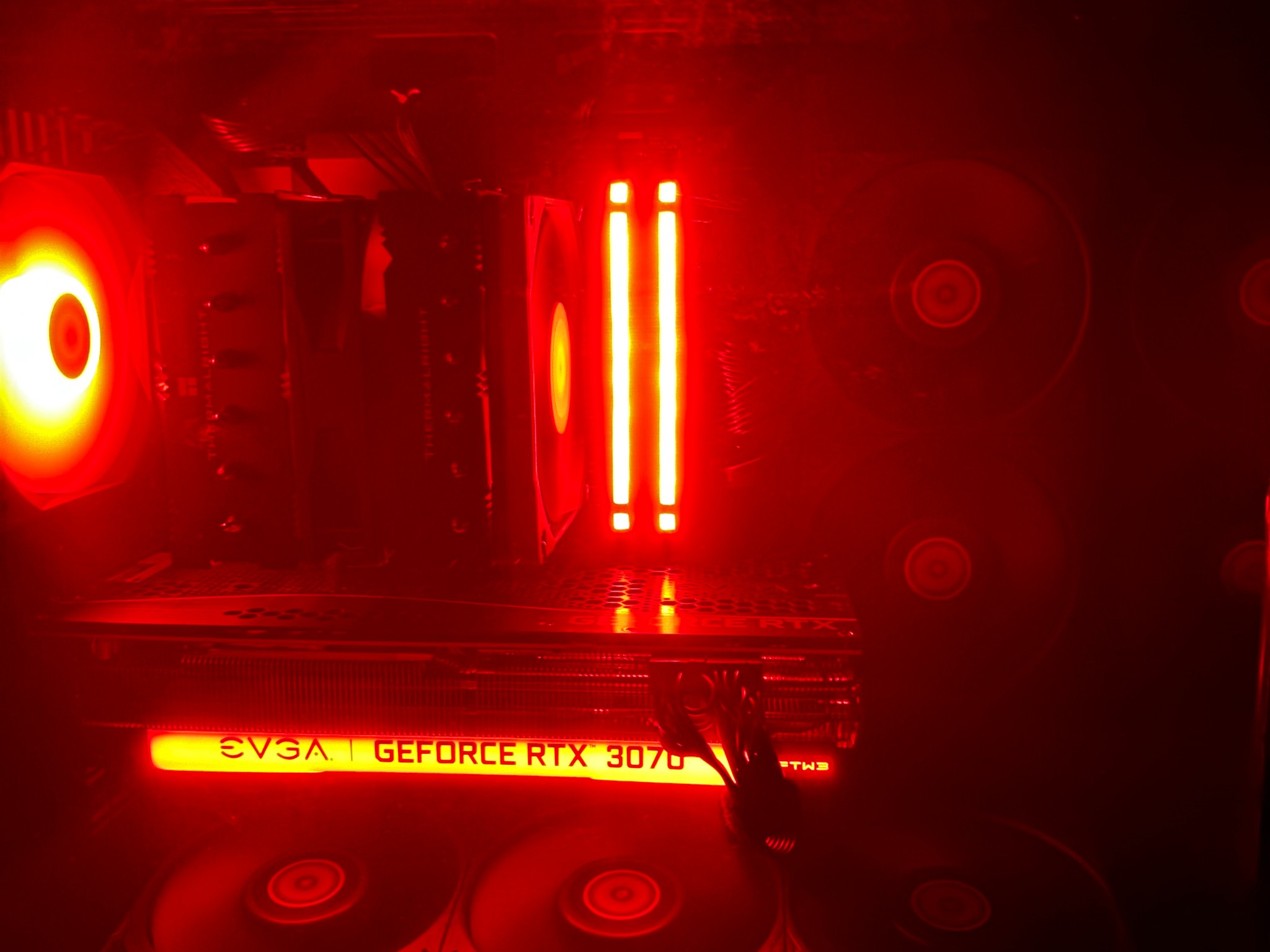 Mid-Range 1440p Code Red Gaming PC | RTX 3070 (8 GB) | Ryzen 5 5500 | 100% Set Up & Ready to Play