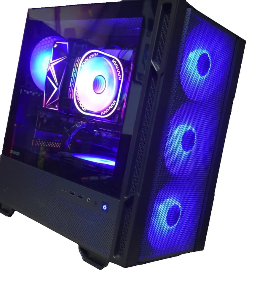 Gaming PC Intel XEON 1650 6 CORES ram 16GB GPU RX5500XT 8GB 512 GB NVME+ 500 GB HHD+ Extras