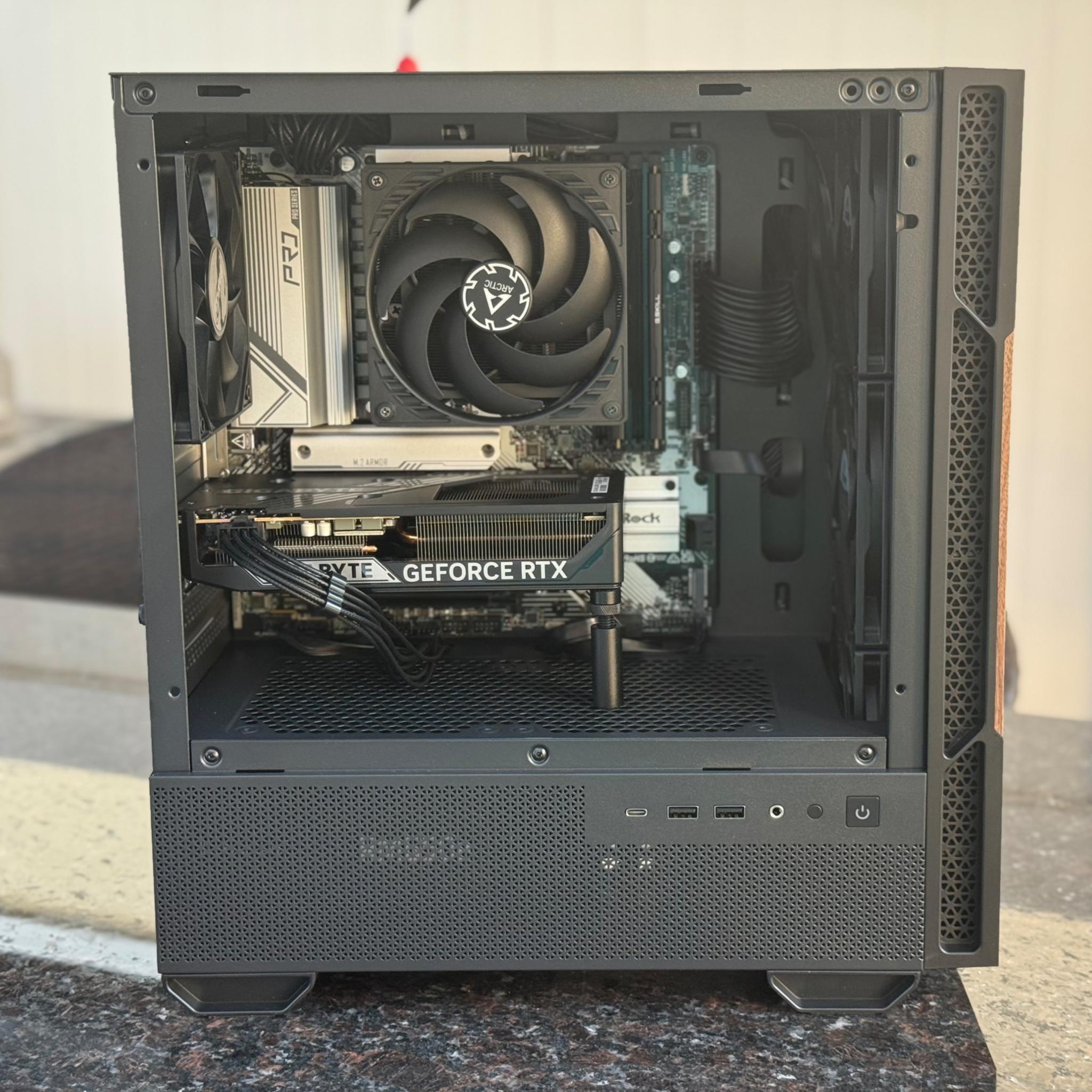 Ryzen 5 7600 1 TB SSD 32GB DDR5 RTX 5060 8 GB. ALL NEW parts!