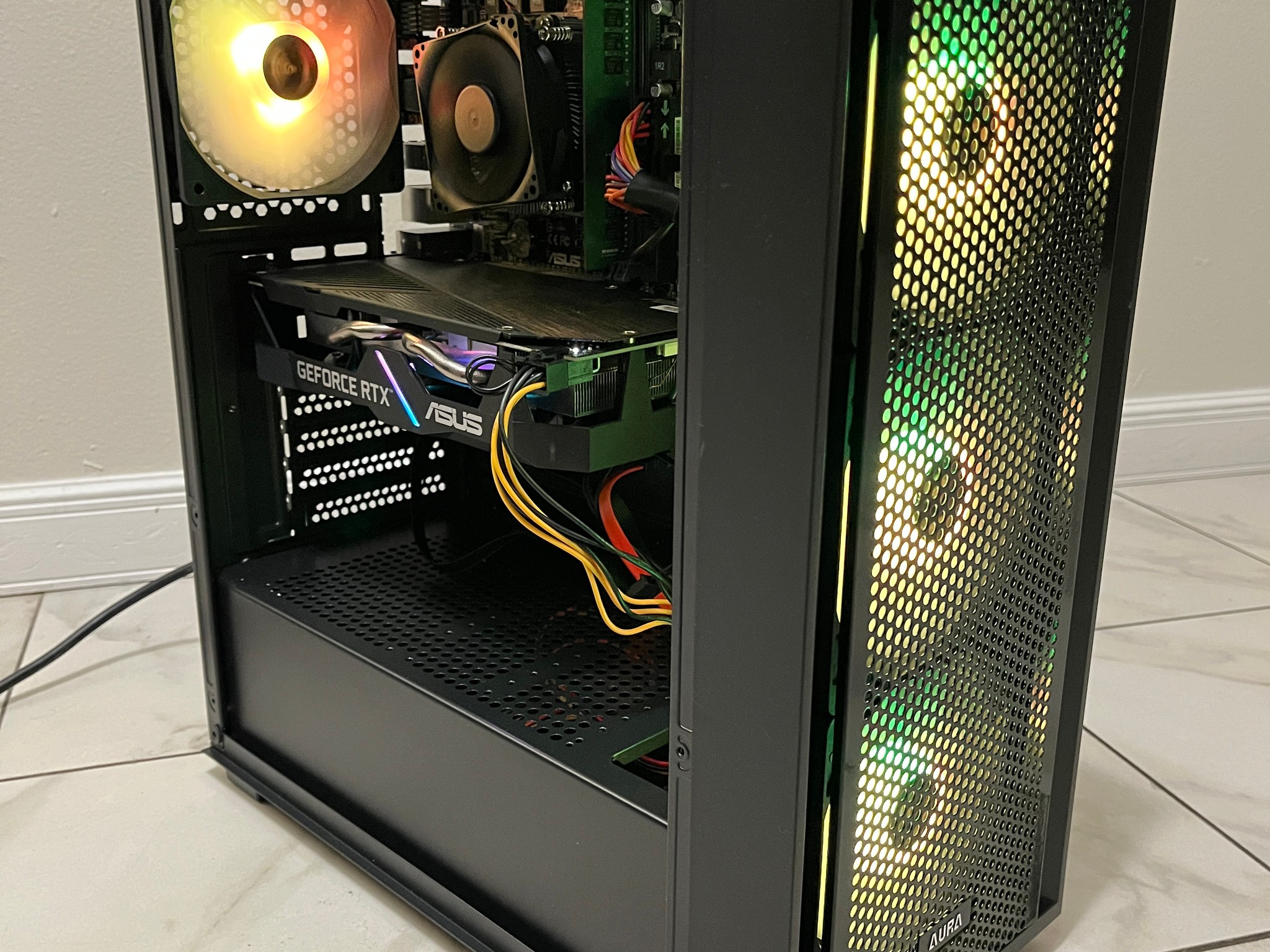 NVIDIA RTX 2060, Intel Core i5-6400, 16GB RAM, 750GB Storage, RGB Gaming PC w/ Wi-Fi & BT