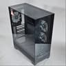 Black iBUYPOWER PC Case with Tempered Glass w/ 3 Fans