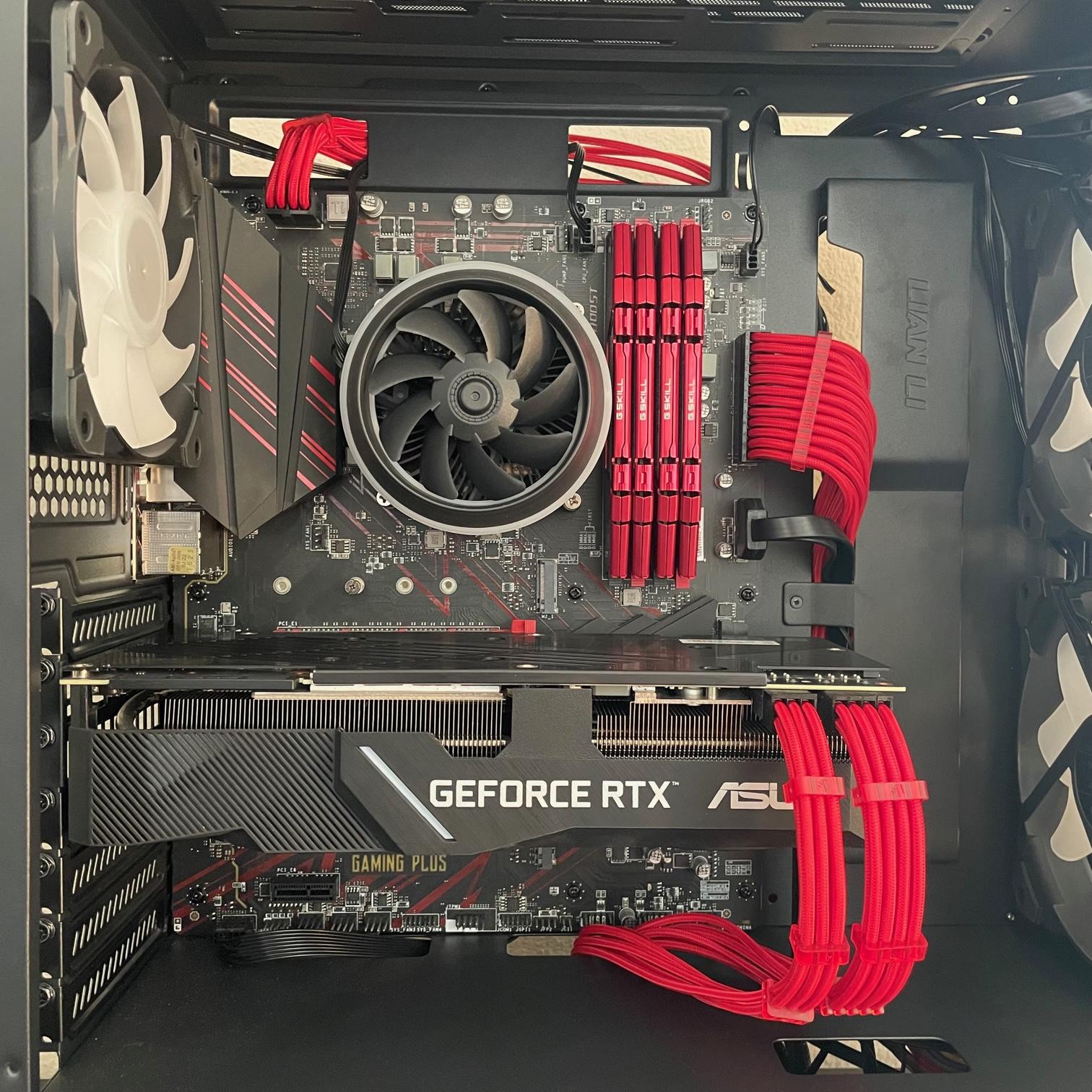 RTX 2070 Super 8gb ~ i5-9400f ~ 16gb RAM ~ 1TB SSD ~ MSI z390 ATX ~ Lian Li 205 Mesh ARGB