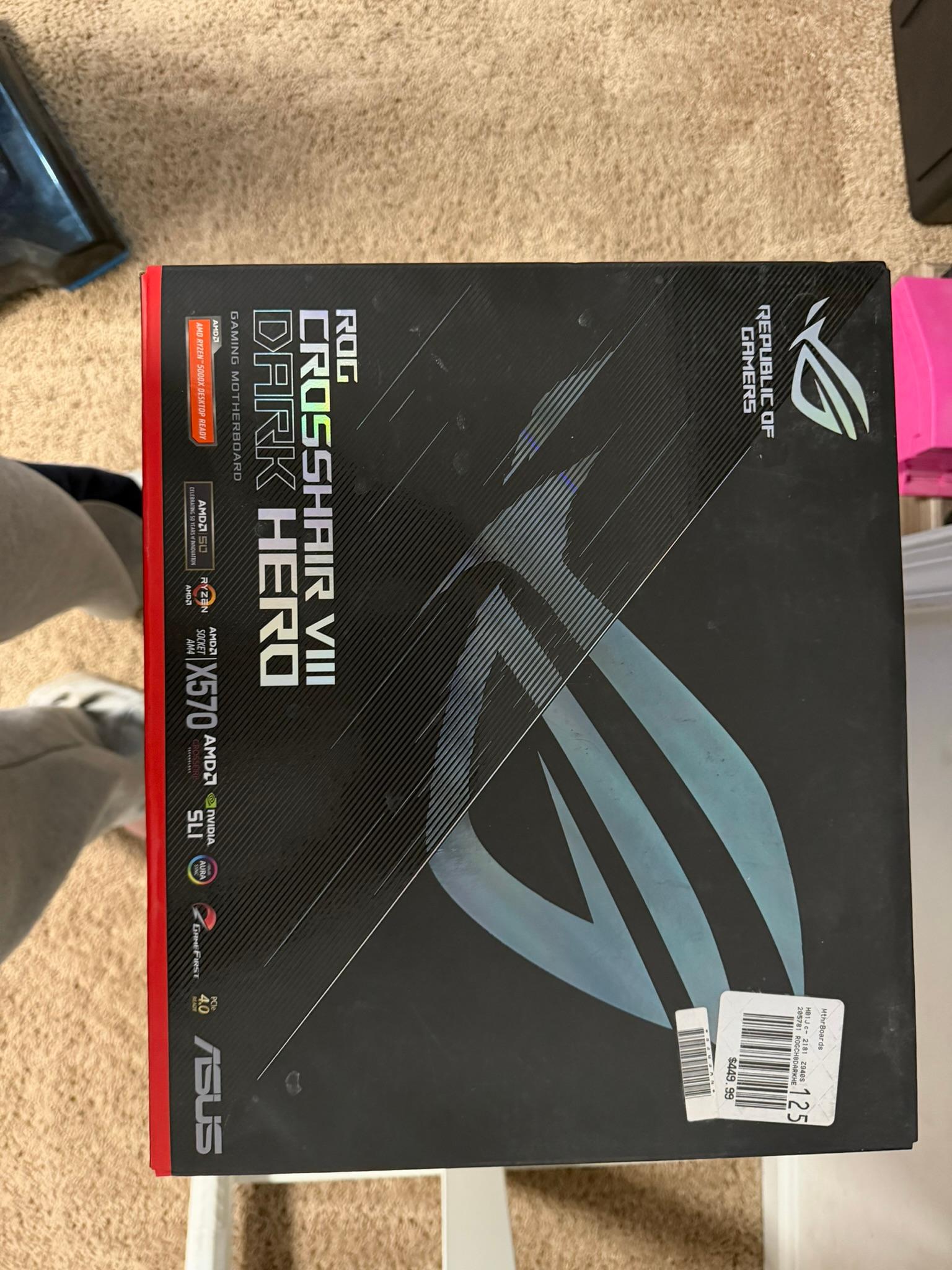 AMD Ryzen 9 5900X Combo | Crosshair VIII Dark Hero | 32GB Corsair RGB 3600
