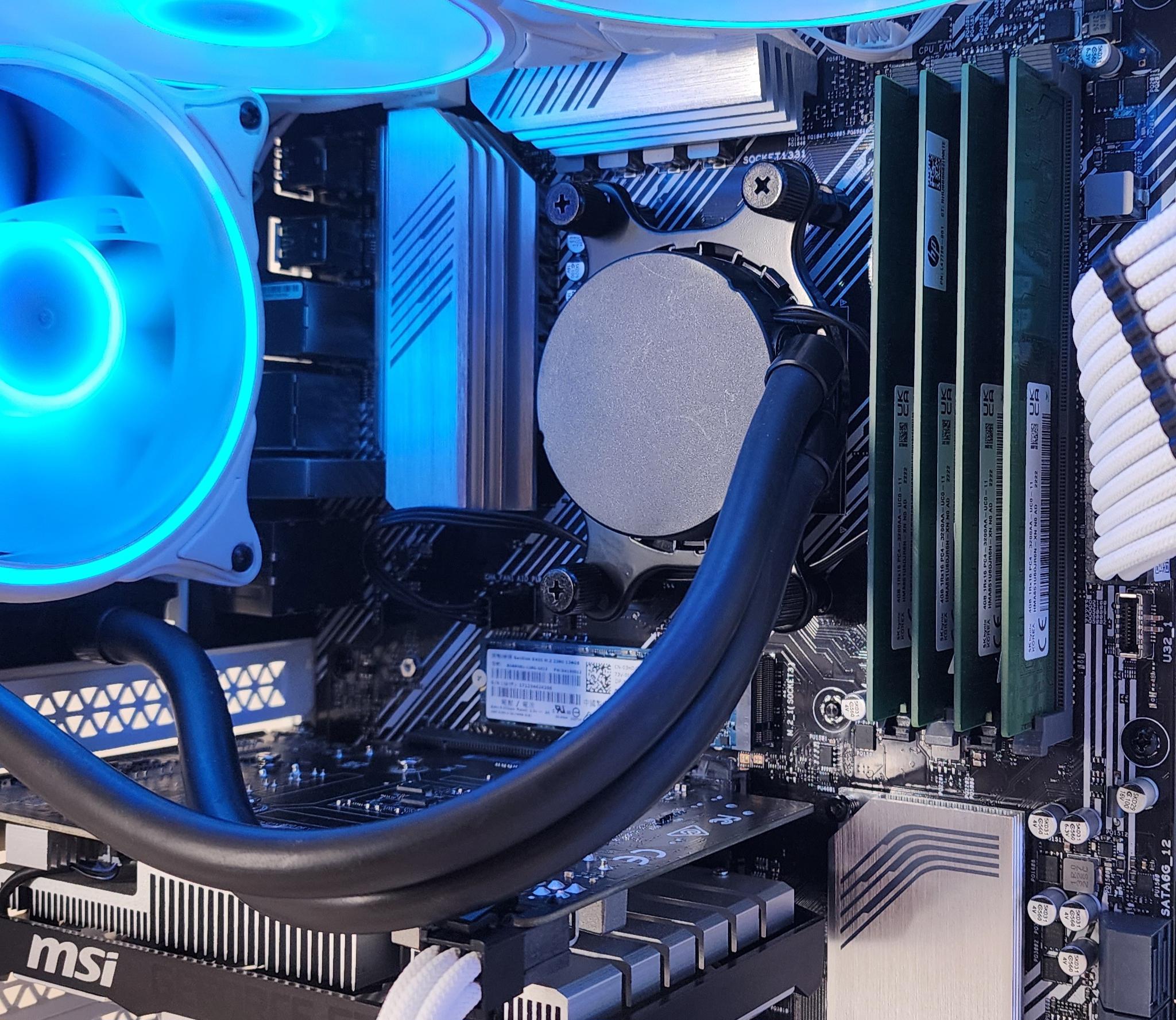 Gaming PC Ryzen 5 5500 16GB RAM 128GB SSD + 500GB HDD GTX 1650 4GB Windows 11 Computer