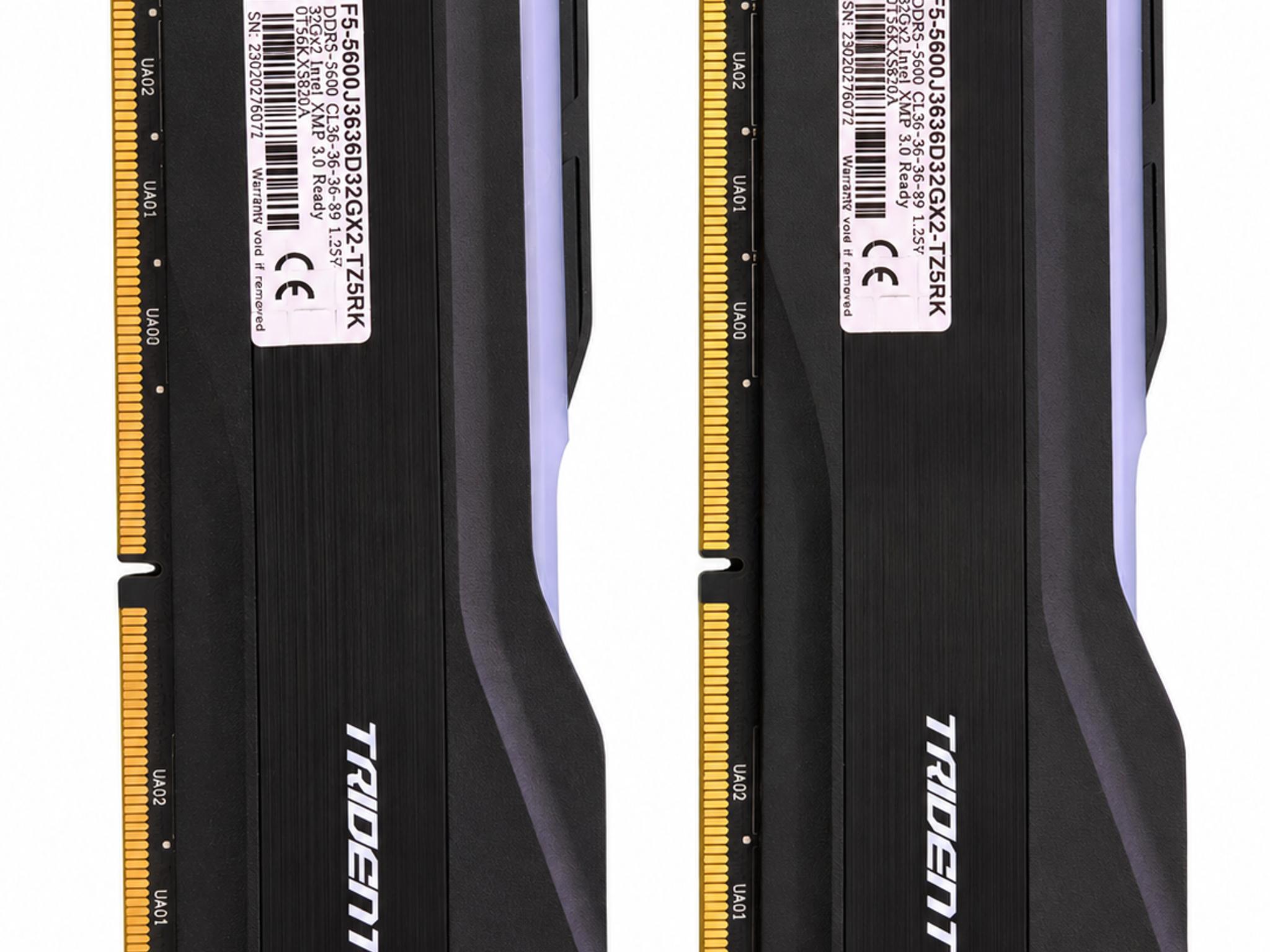 G.SKILL Trident Z5 RGB 64GB (2×32GB) DDR5-5600 CL36 — Black