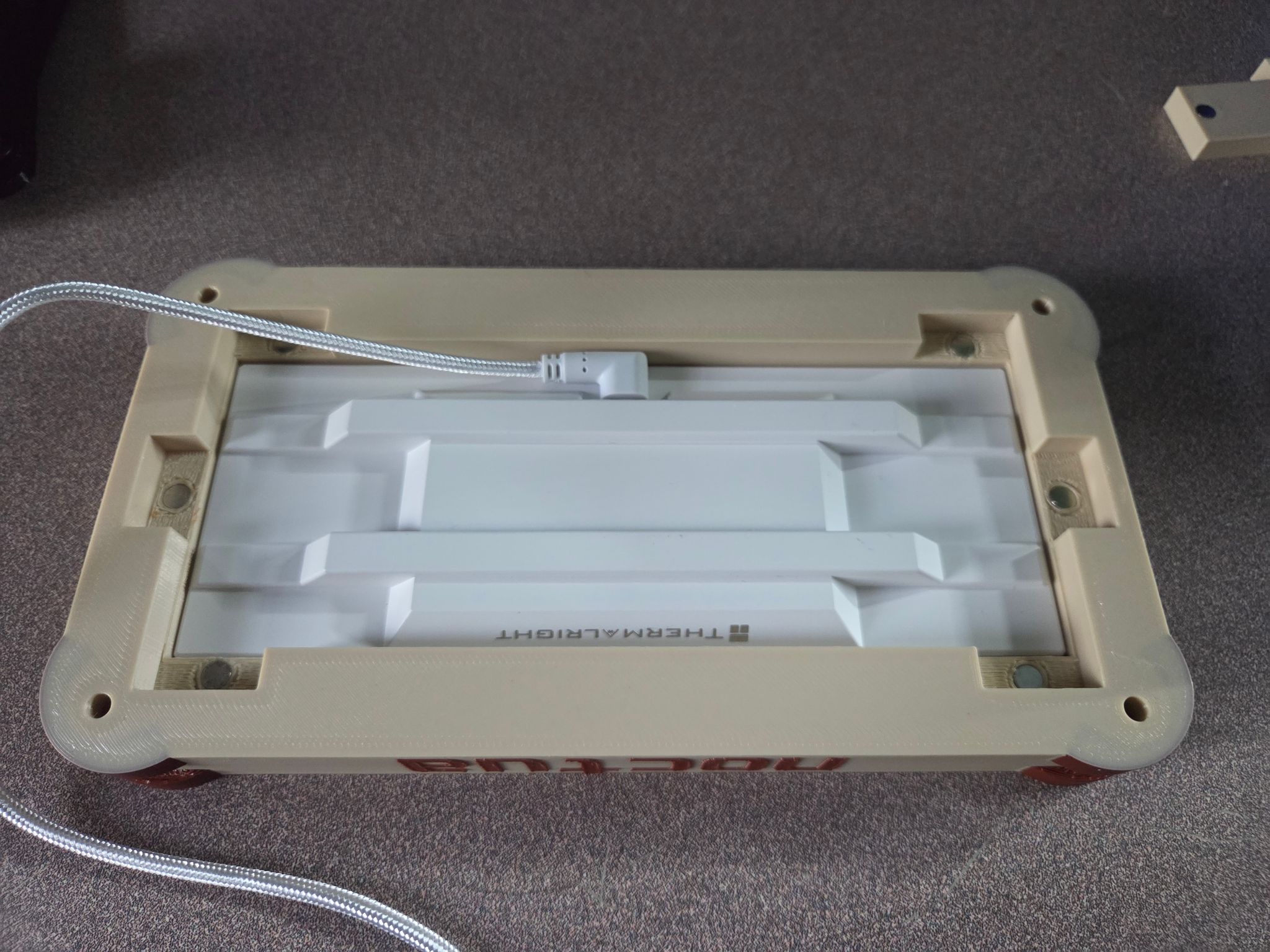 Custom Noctua-Themed 3D Printed LCD Display Enclosure & LCD Diplay 6.86inch