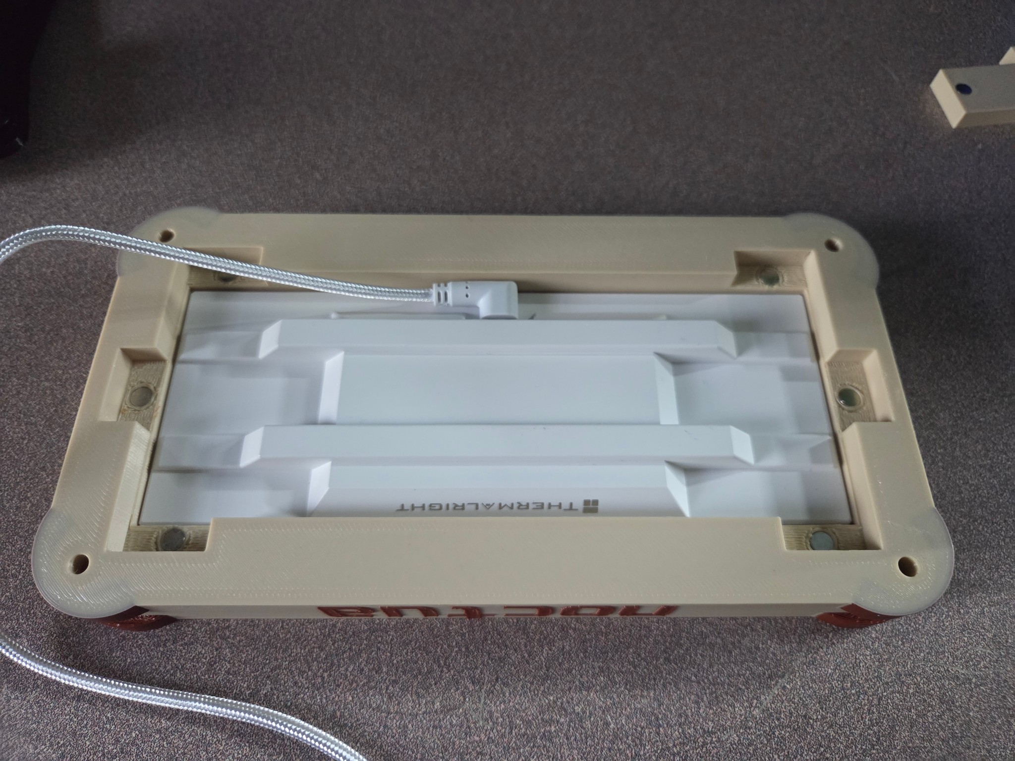 Custom Noctua-Themed 3D Printed LCD Display Enclosure & LCD Diplay 6.86inch
