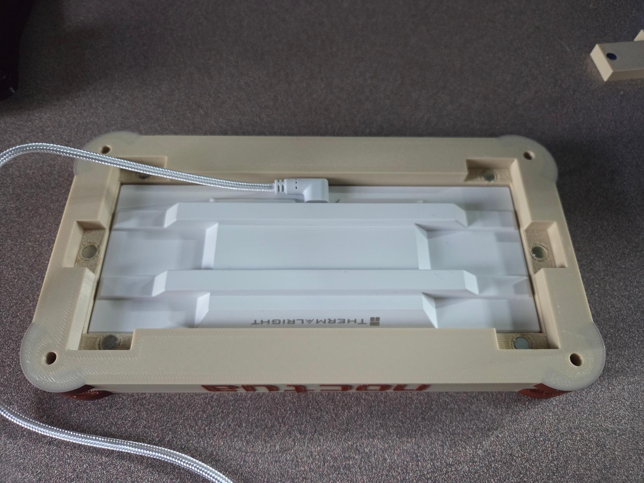 Custom Noctua-Themed 3D Printed LCD Display Enclosure & LCD Diplay 6.86inch