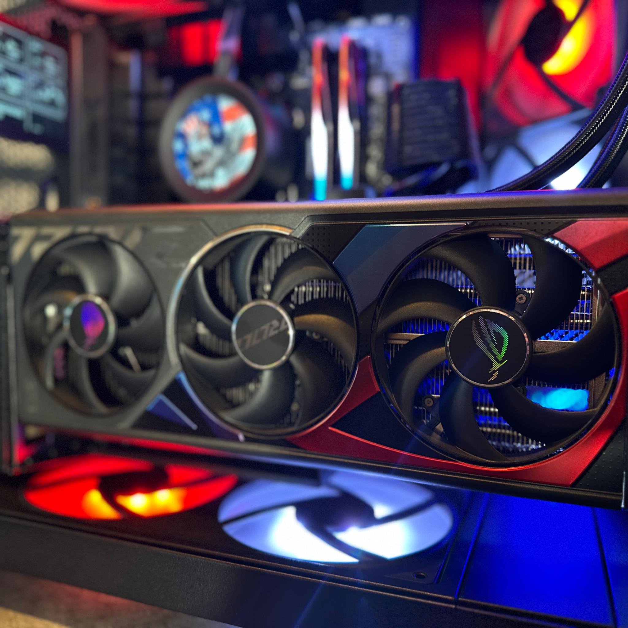 🔥4090 ROG Strix Gaming PC 7800x3d 64gb Ram 4TB M.2🔥