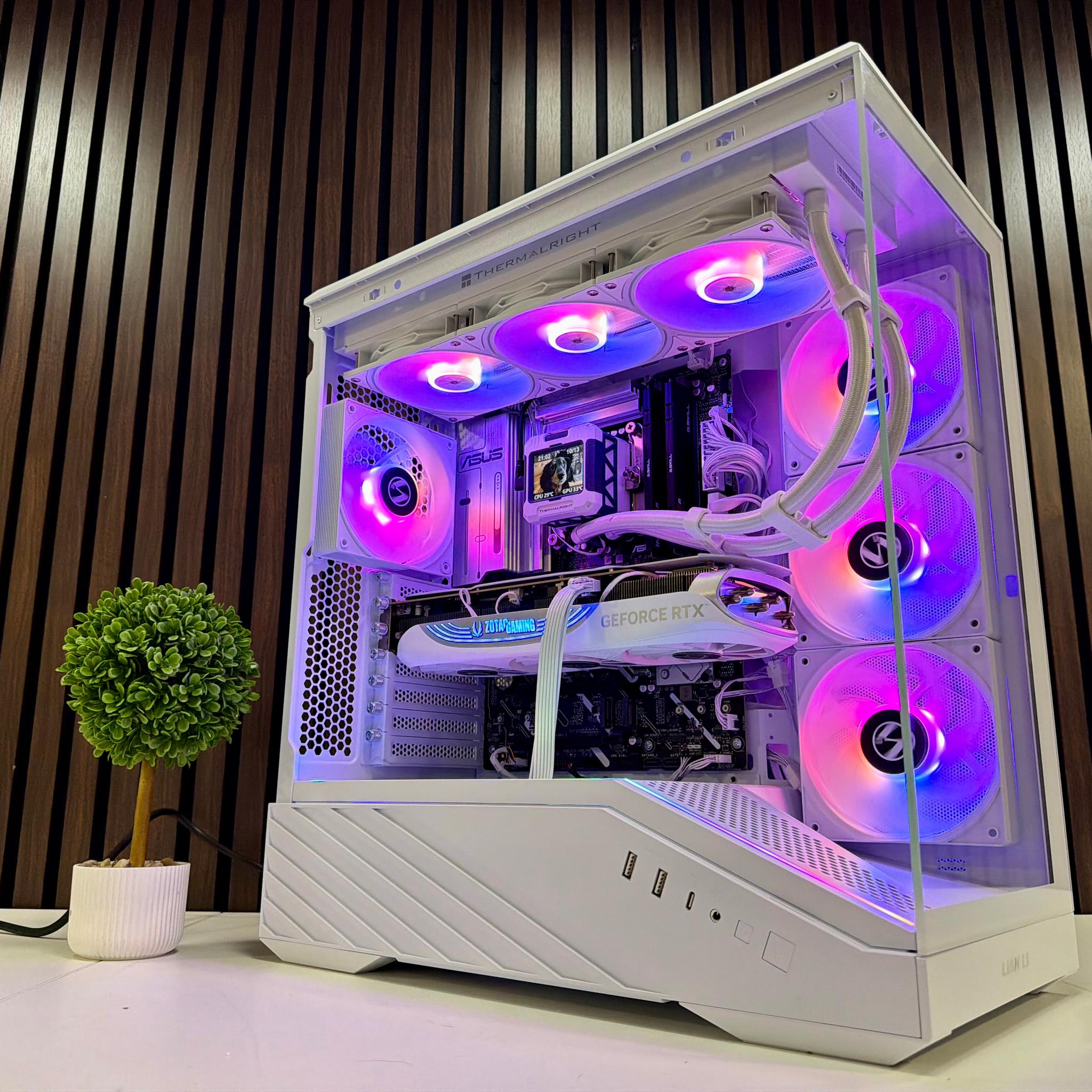 RTX 4080 | Intel Ultra 9 285k | 32GB DDR5 | 2TB M.2 | 1000 Watt Gold PSU | LCD AIO