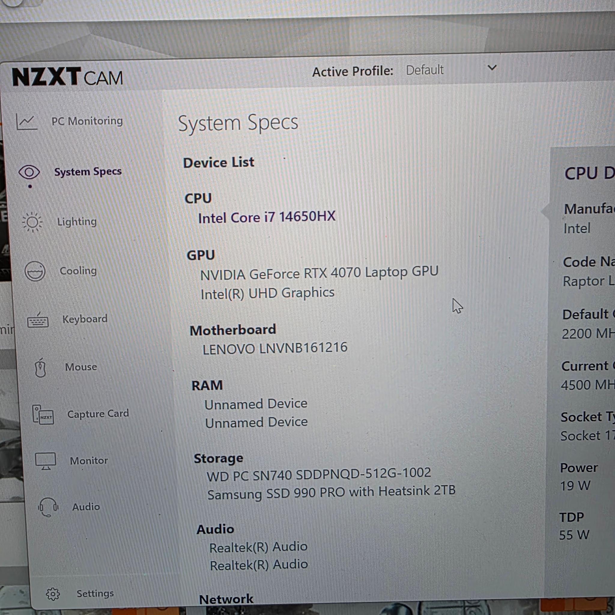 Legion 5i Pro RTX 4070, i7 14650hx, 32gb ddr5. Streaming Gaming Laptop