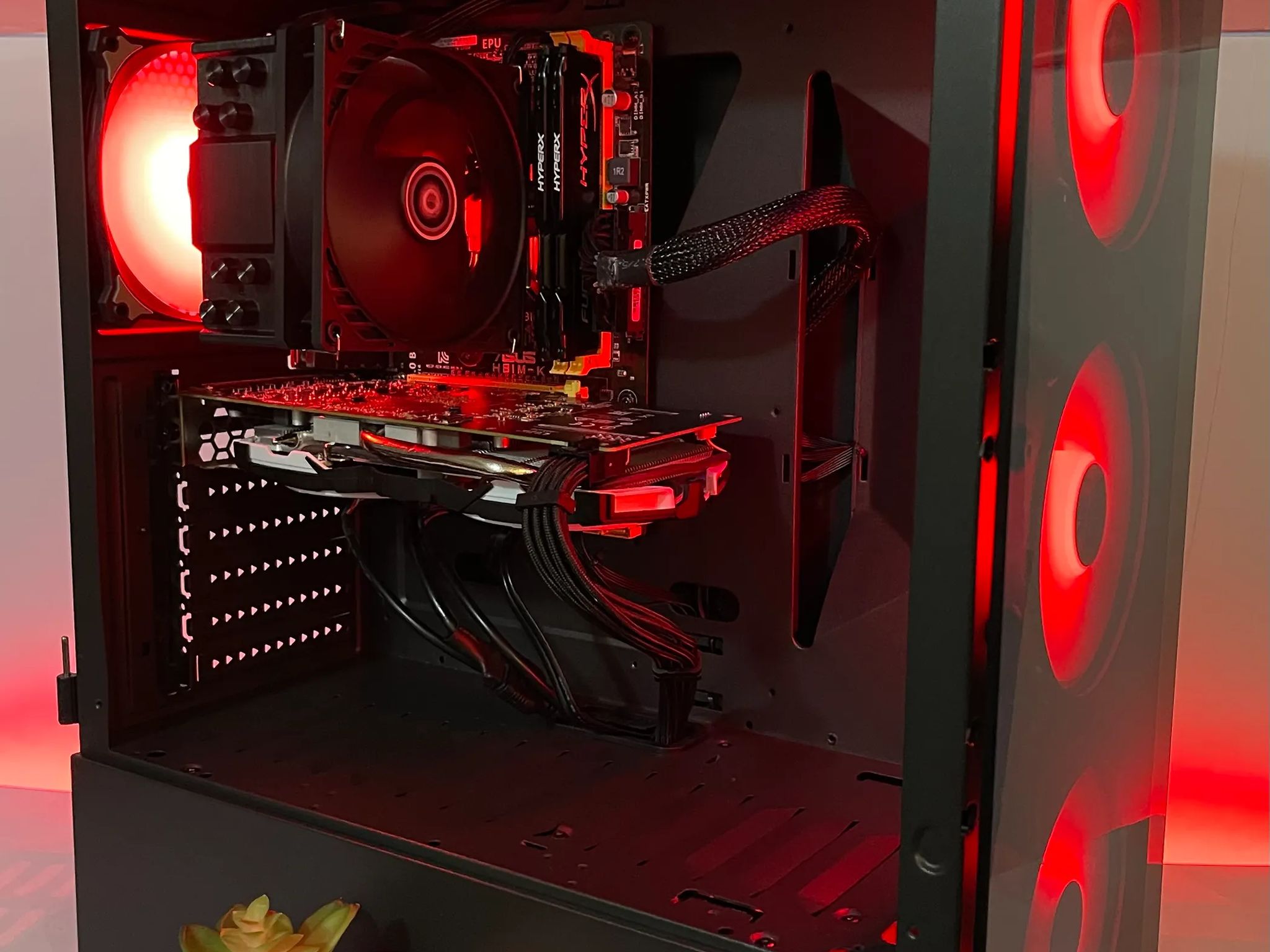 RGB i7 Gaming PC (i7-4770, 16GB RAM, RX 570 8GB, 512GB SSD/1TB HDD)