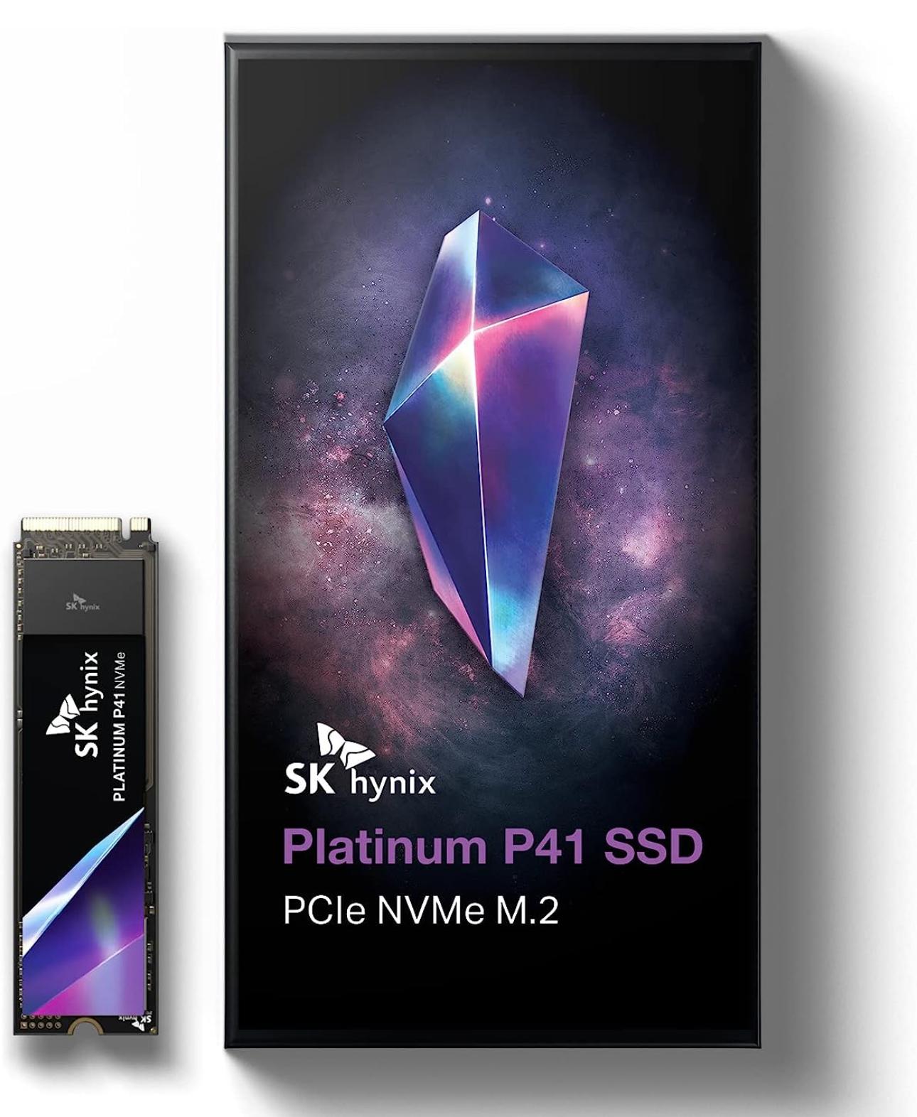 2TB SK hynix Platinum P41 PCIe NVMe Gen4 M.2 2280