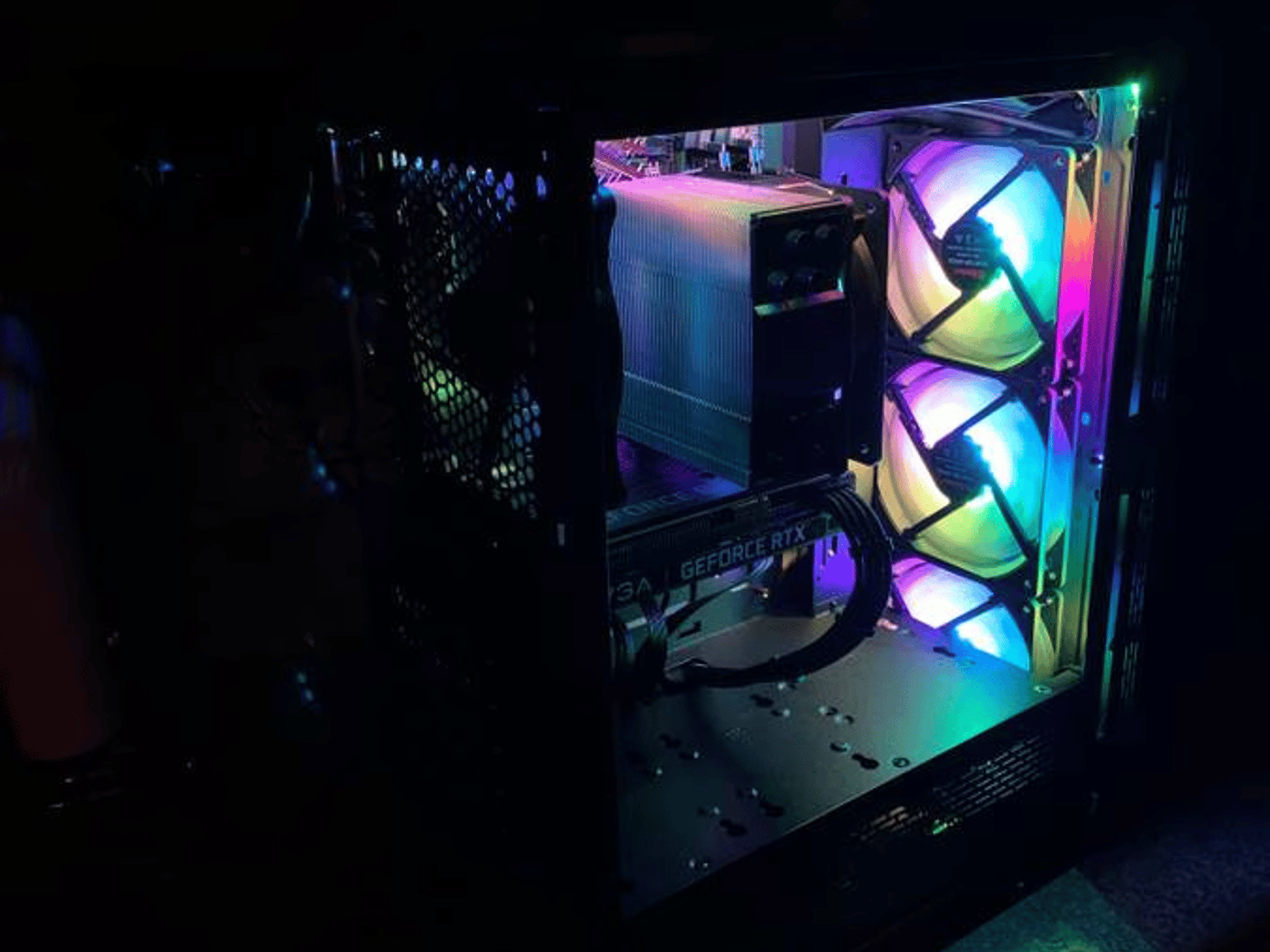 🔥 custom 1080p/1440p gaming desktop computer intel i5/3060ti/b560m/16gb/1tb/550w (all new parts) 🔥