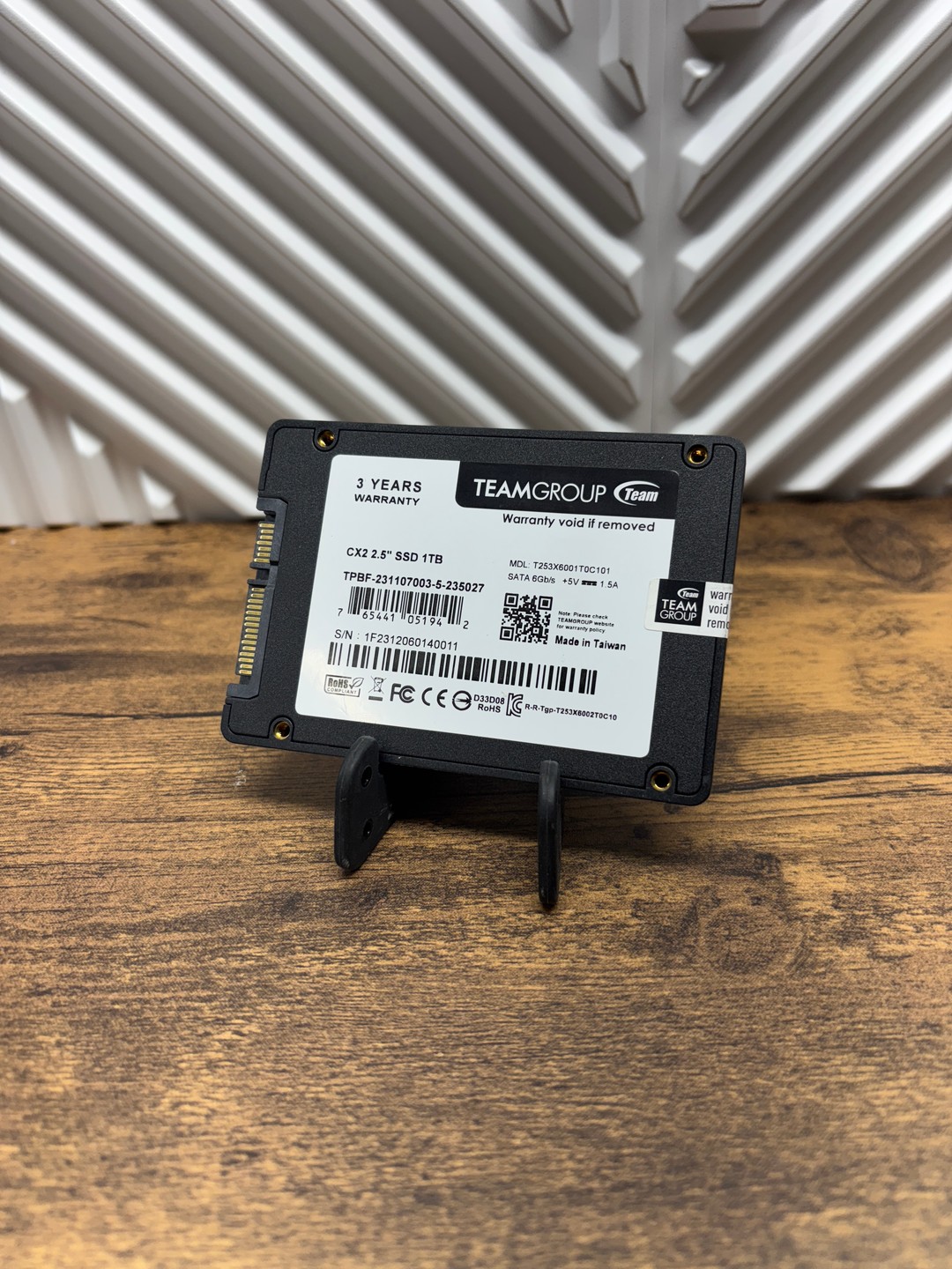 TeamGroup CX2 1TB 2.5” SATA III SSD – 100% Health – Tested