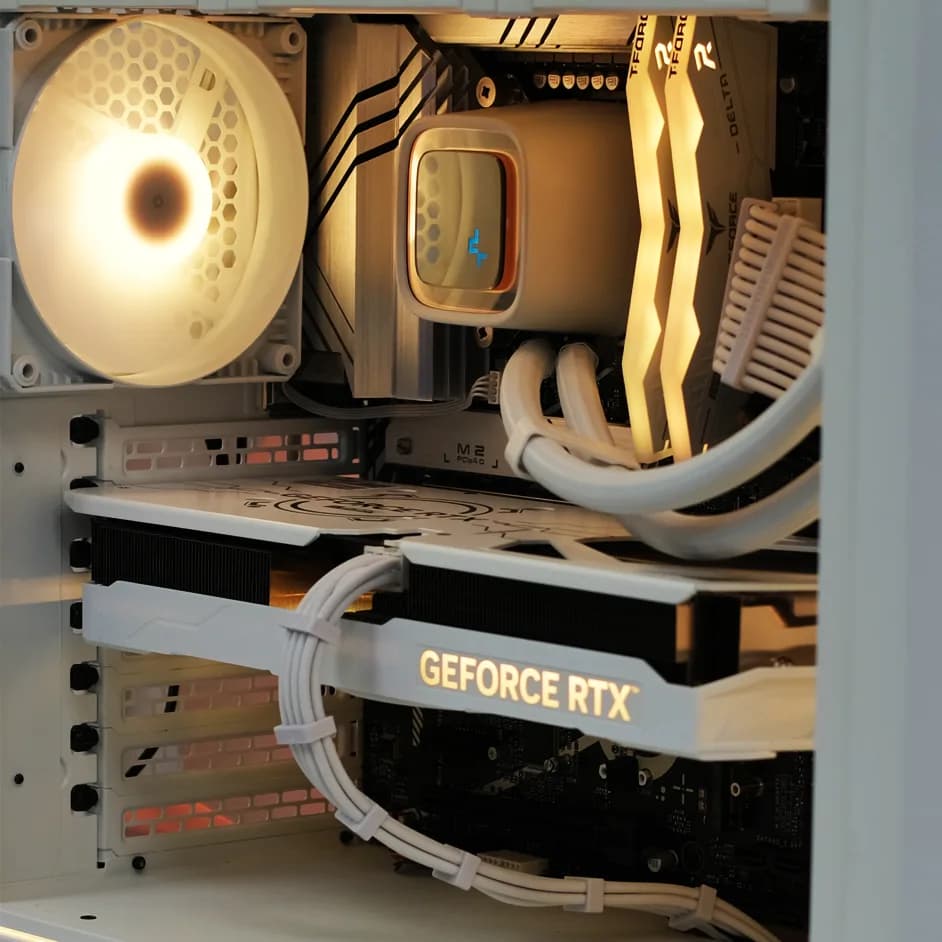 ⚜️The Guardian WHITE Gaming PC⚜️ RTX 4070 12GB | i7-13700KF | 32GB DDR5 | 1T M.2 | Windows 11 Home