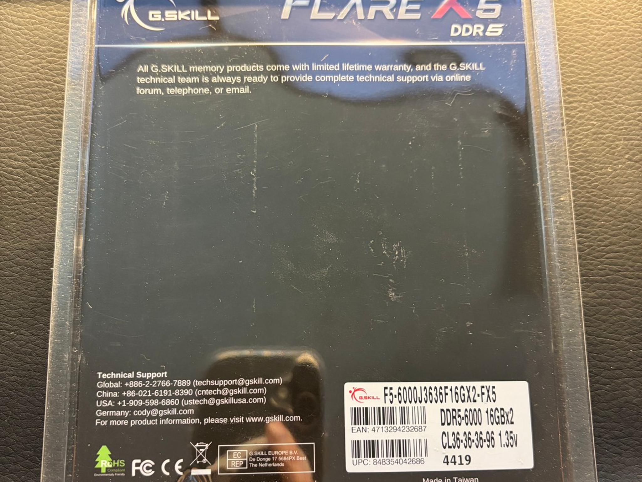 On sale!  Brand New in Box - 32GB g.skill ddr5 (2x16gb)