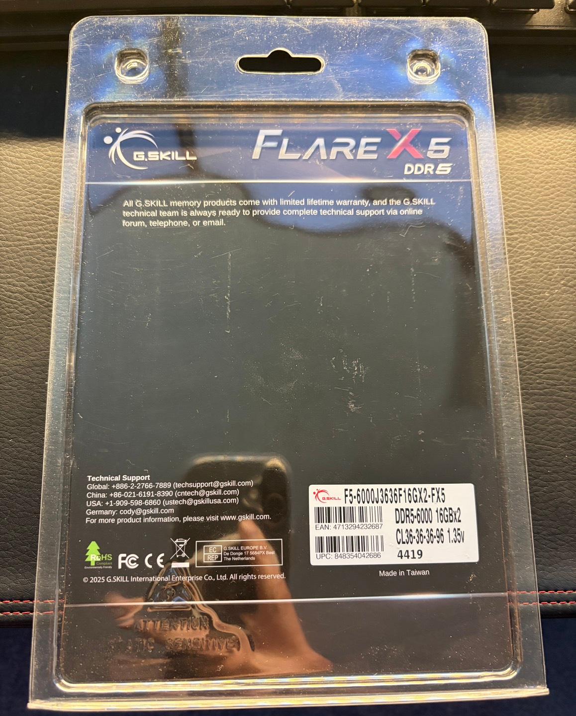 On sale!  Brand New in Box - 32GB g.skill ddr5 (2x16gb)