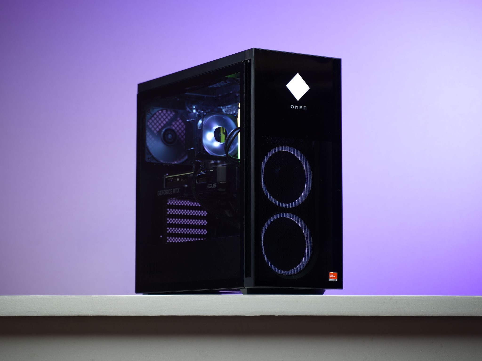 “OMENFORM 4” RTX 4070 Ryzen 5 7600 8GB 1.5TB Windows 11 Workstation Gaming PC Powerhouse