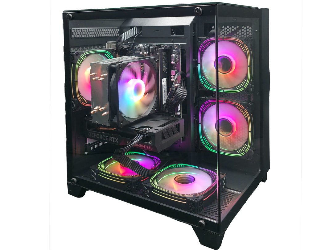 Ryzen 5 5600GT RGB Black Gaming PC – RTX 4060 | 16GB RAM | 1TB