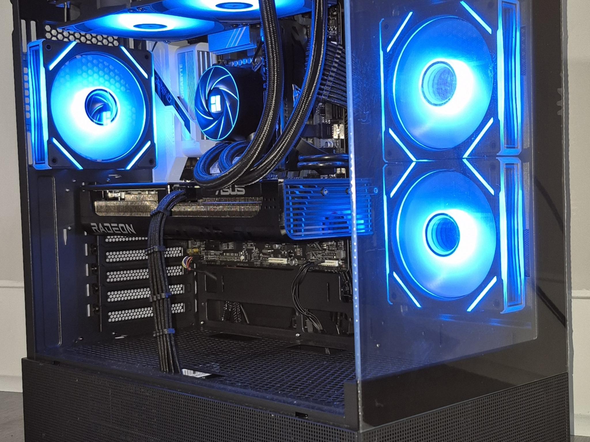 1440p Gaming Desktop PC, Intel i5 14600k, AMD RX 9600 XT 16 GB, 1TB SSD, 32GB DDR4