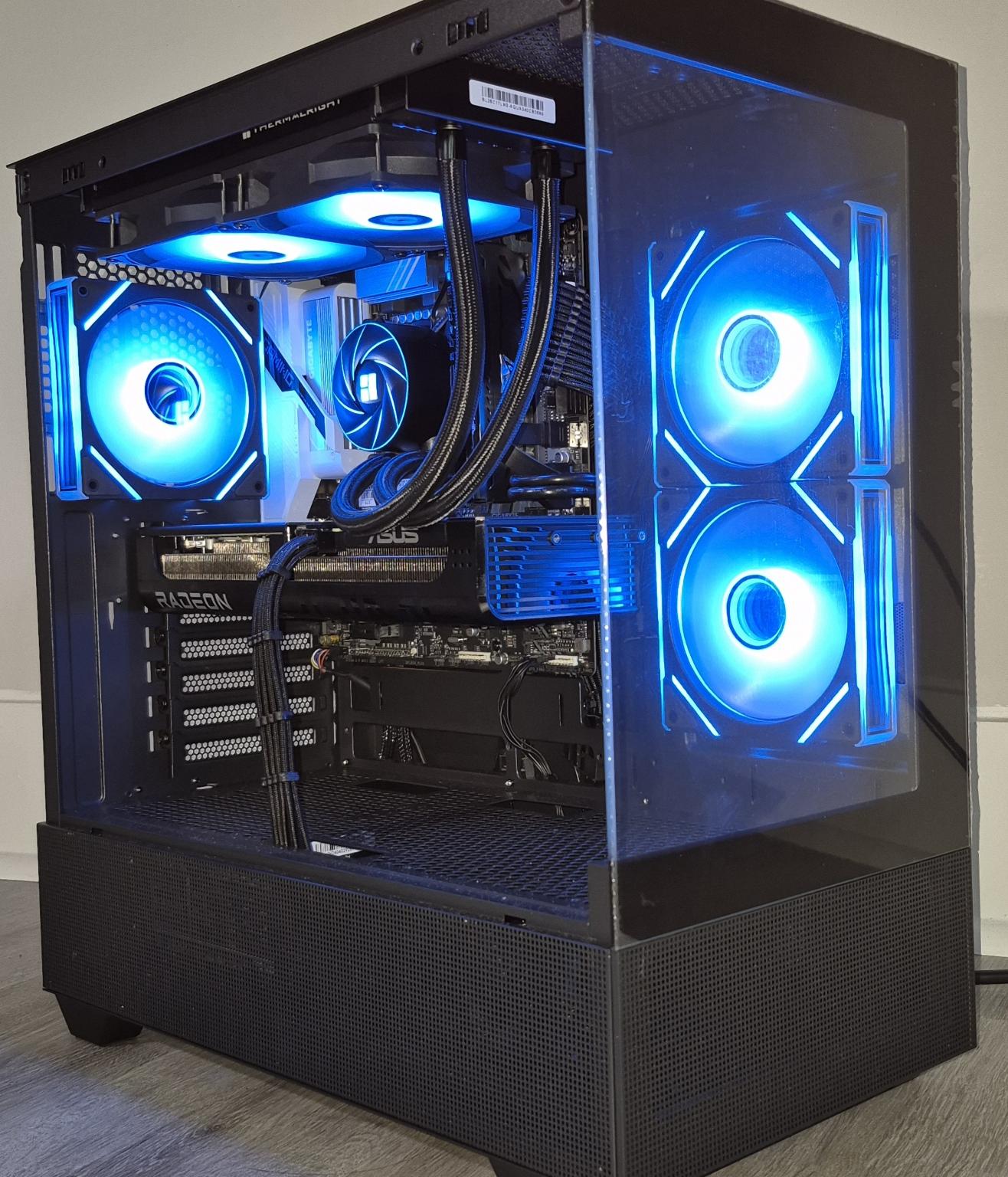1440p Gaming Desktop PC, Intel i5 14600k, AMD RX 9600 XT 16 GB, 1TB SSD, 32GB DDR4