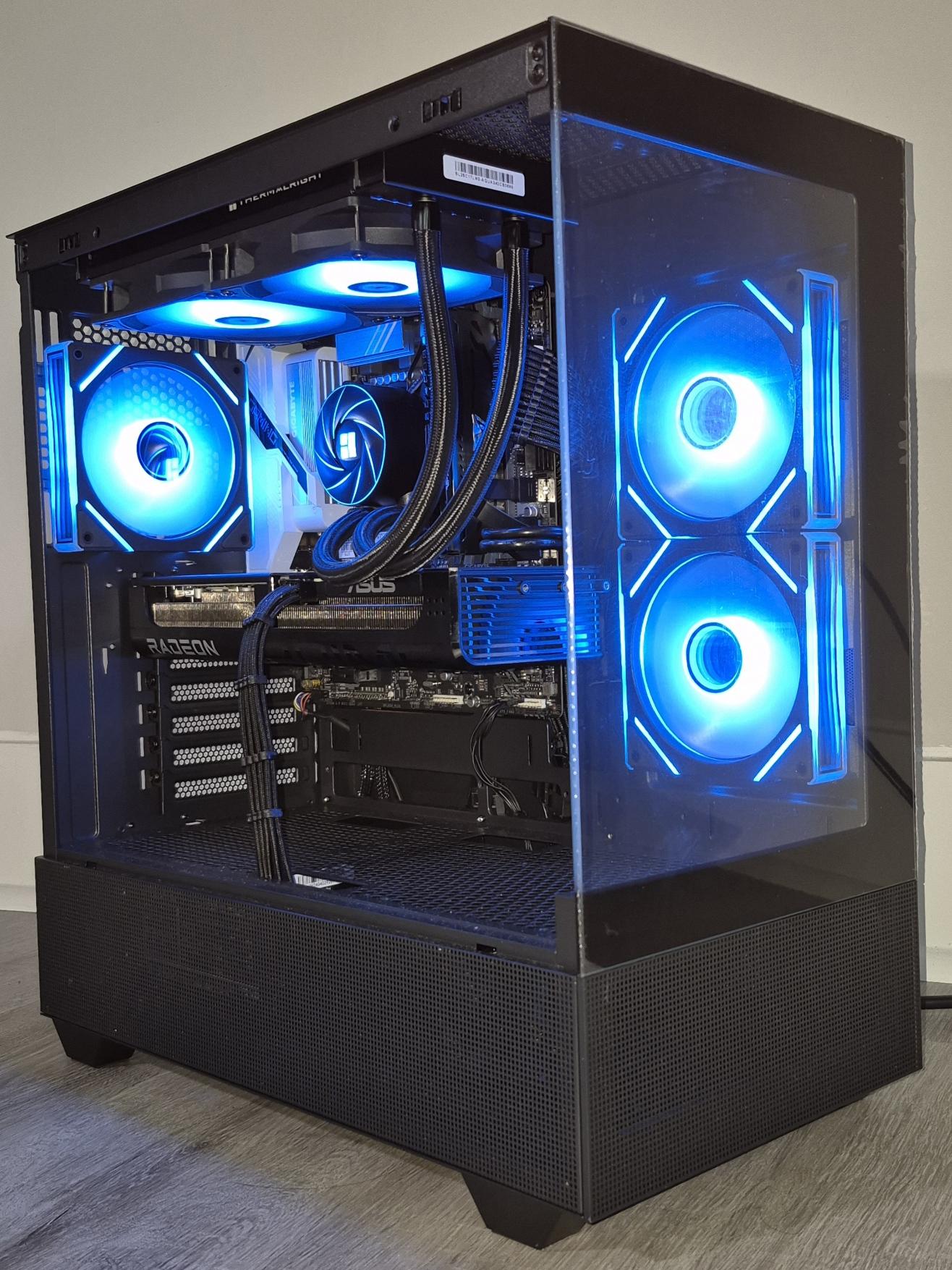 1440p Gaming Desktop PC, Intel i5 14600k, AMD RX 9600 XT 16 GB, 1TB SSD, 32GB DDR4