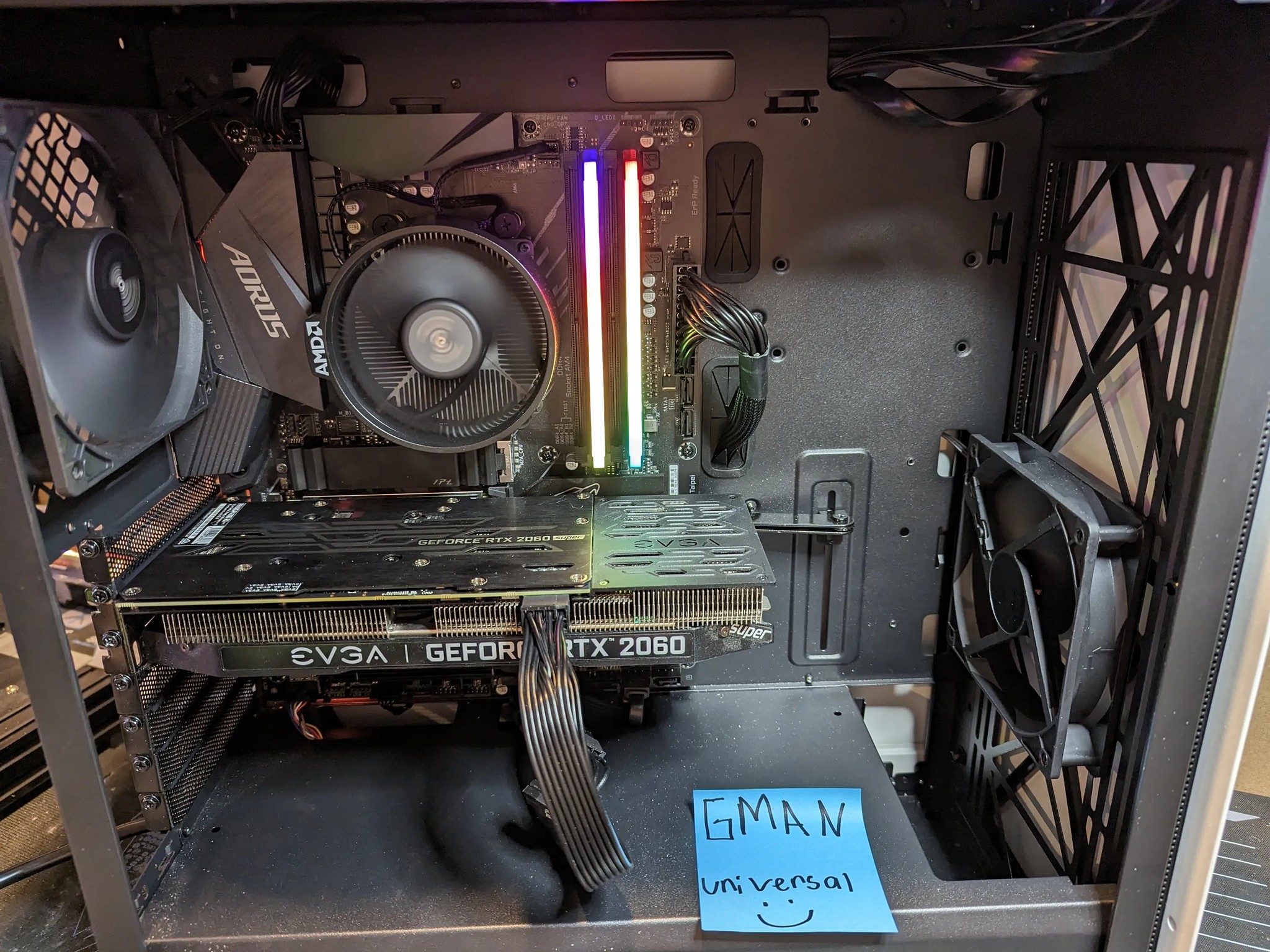 EVGA 2060 Super // AMD Ryzen 5 5600G // Corsair 16GB 3200MHz