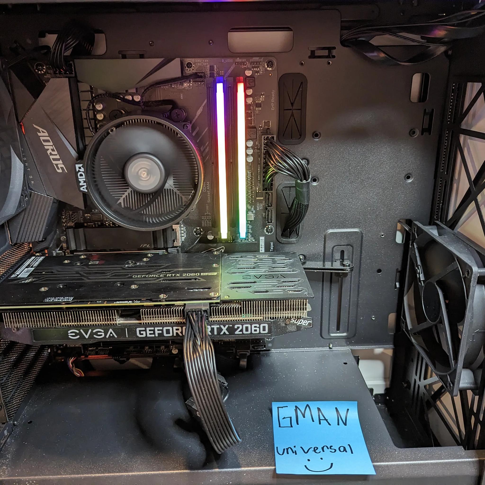EVGA 2060 Super // AMD Ryzen 5 5600G // Corsair 16GB 3200MHz