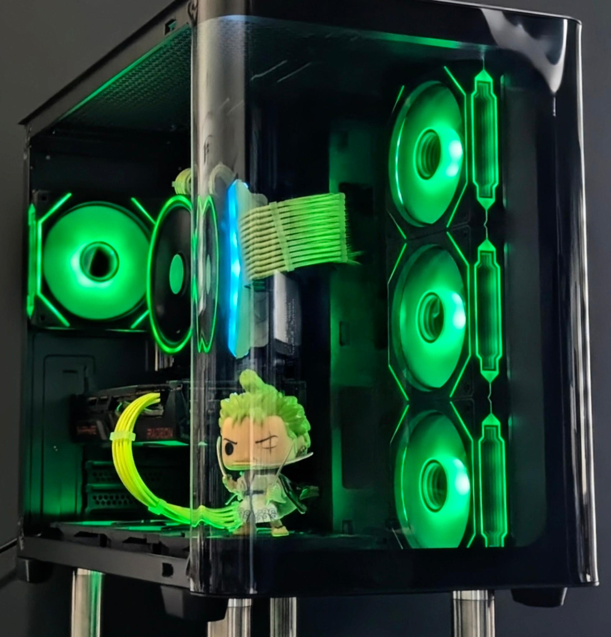 Roronoa Zoro "Headless" Gaming PC🖤RX 6700 10GB🖤Ryzen 5🖤16GB RAM🖤1TB SSD🖤 Wi-Fi 🖤 Windows 11