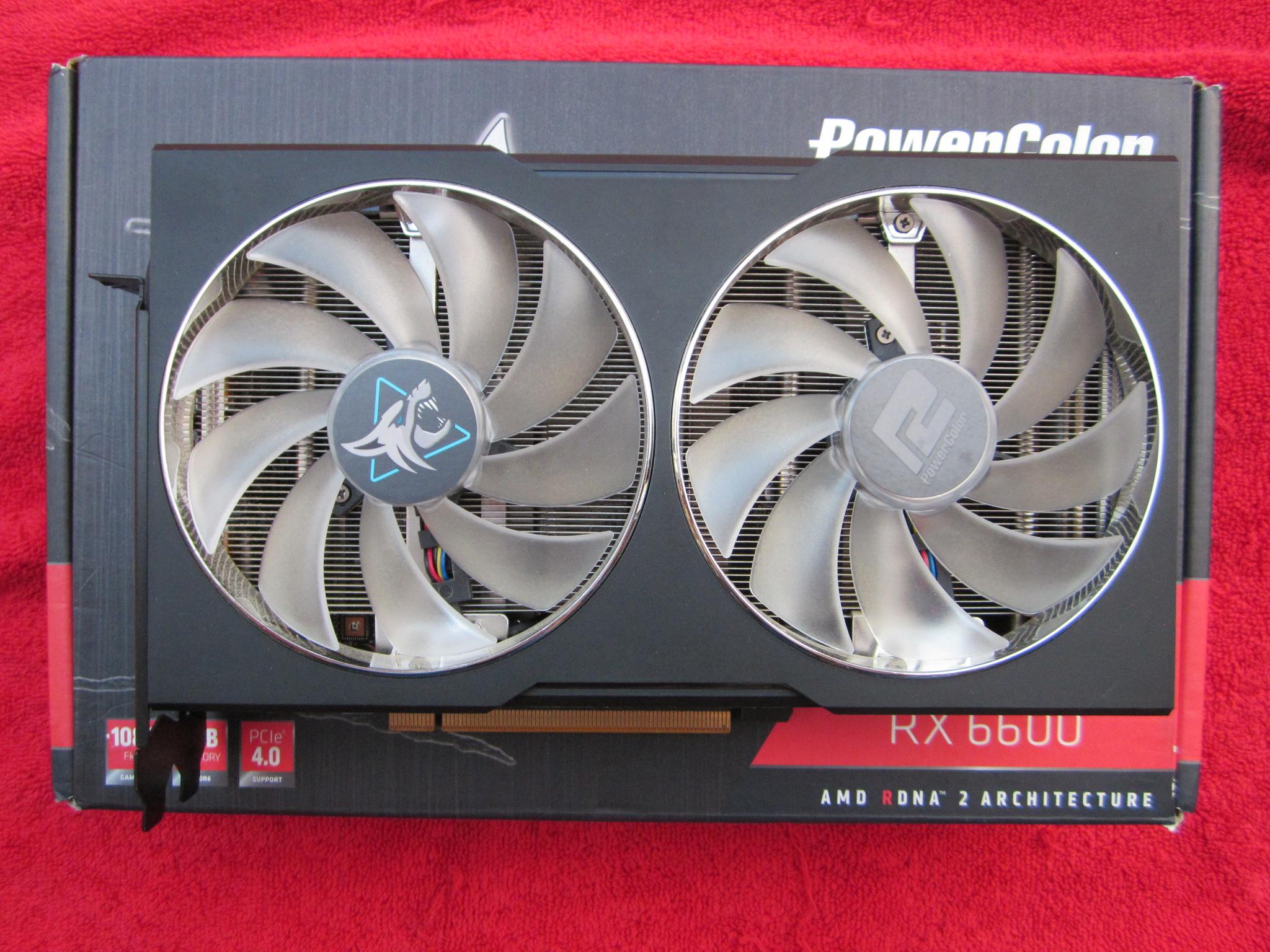 PowerColor Hellhound AMD Radeon RX 6600 8GB GDDR6 Graphics Card