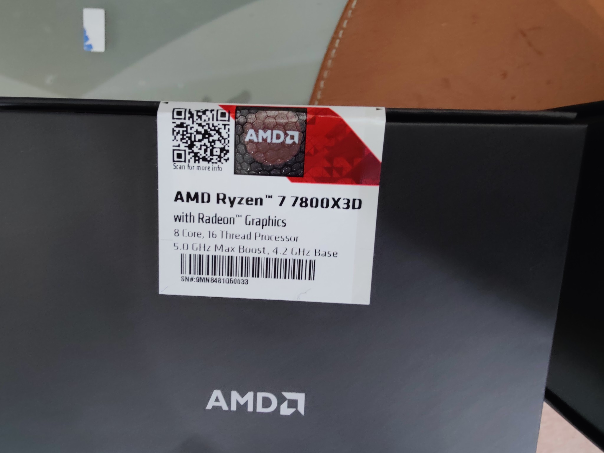 BNIB AMD 7800x3D lot of 2