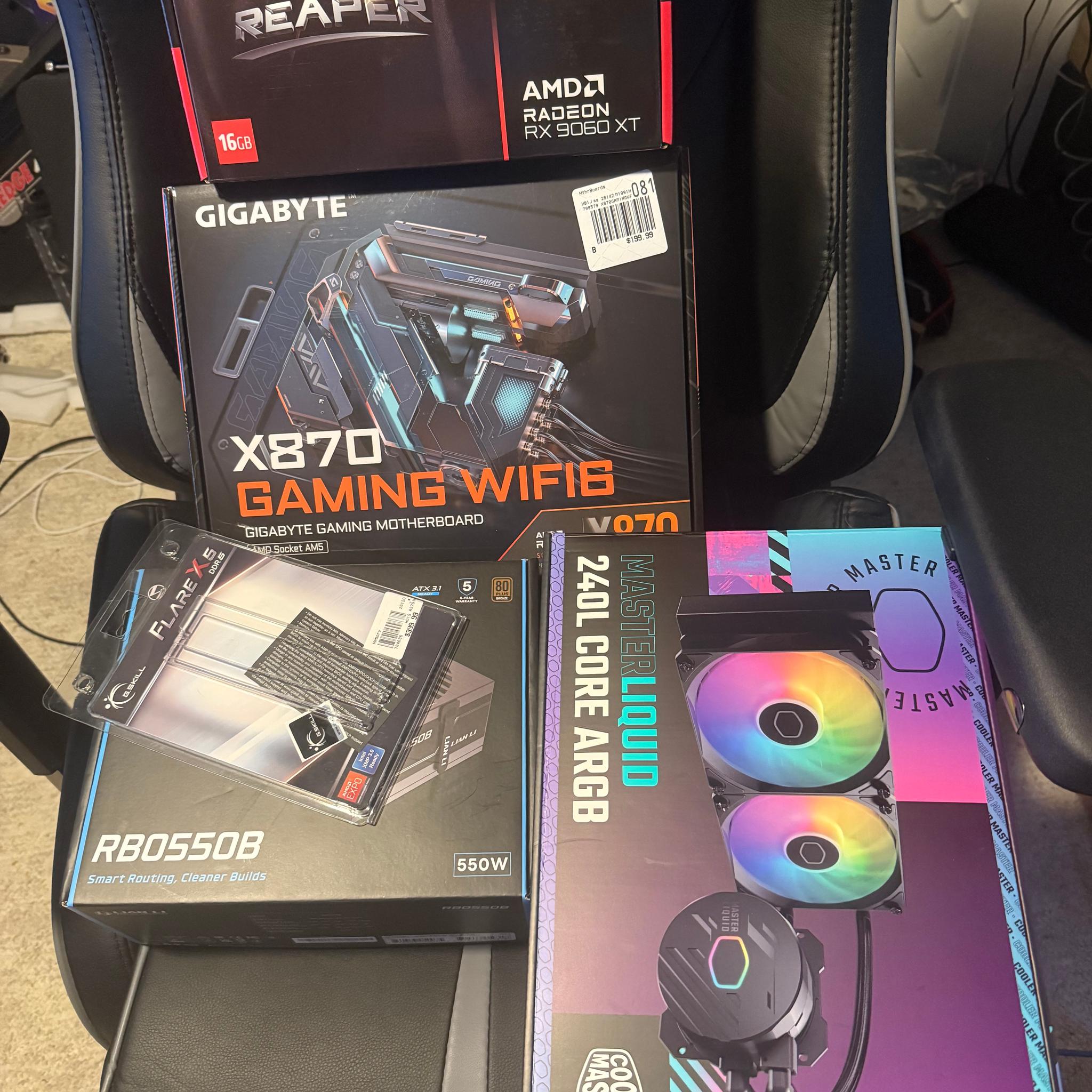 Custom ALL AMD Gaming PC 9600XT 16GB and 9600X CPU