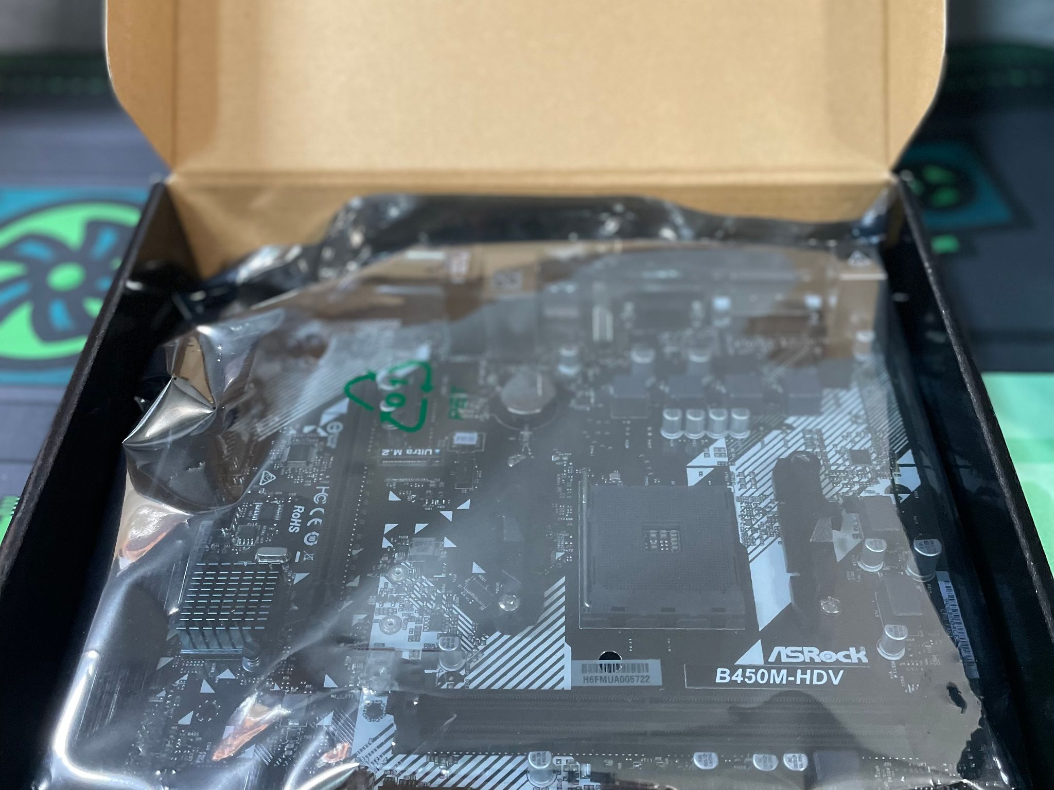AMD Ryzen 5 4500 + ASRock B450M-HDV R4.0 CPU & Motherboard Combo (BIOS Updated!)