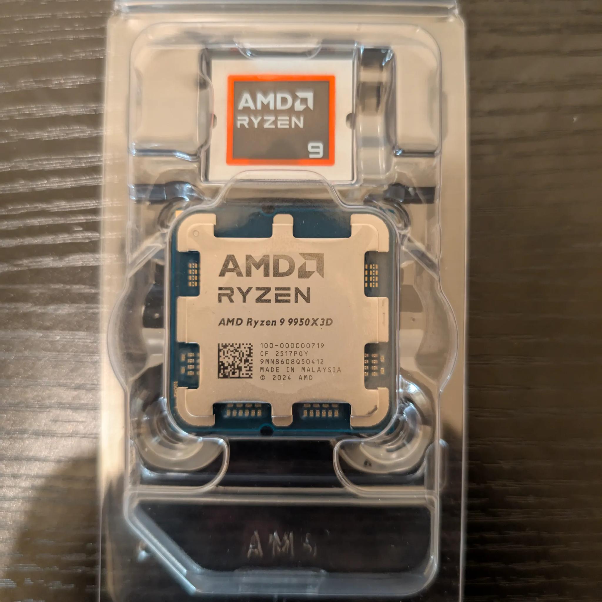 Ryzen 9 9950X3D 16-core, 32-Thread AM5 Desktop Processor