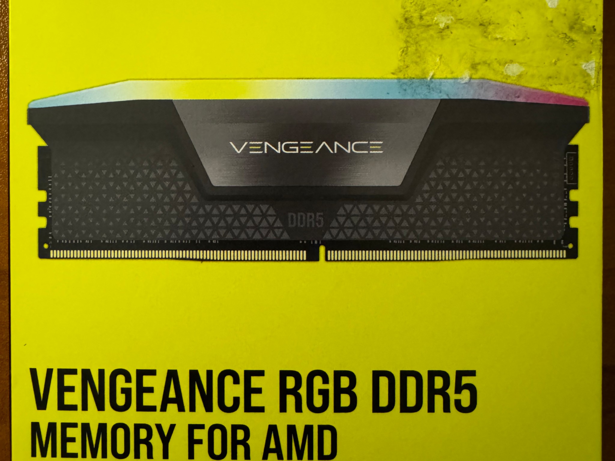 Corsair Vengeance RGB RAM - DDR5 - 32GB (16GBx2) - Black - CMH32GX5M2M6000Z36