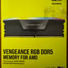 Corsair Vengeance RGB RAM - DDR5 - 32GB (16GBx2) - Black - CMH32GX5M2M6000Z36