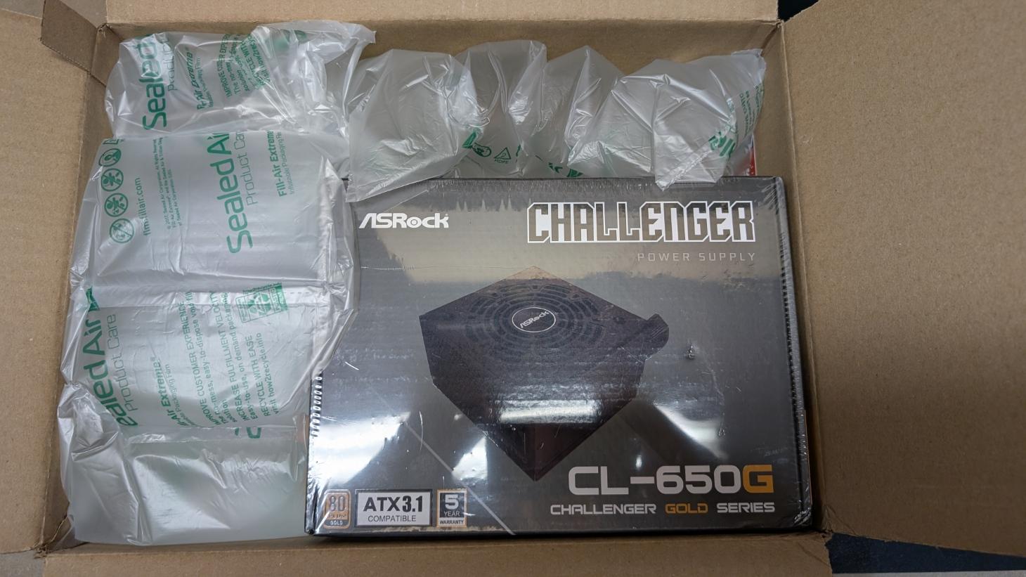 BNIB ASROCK STEEL LEGEND INTEL ARC B580 W\PSU