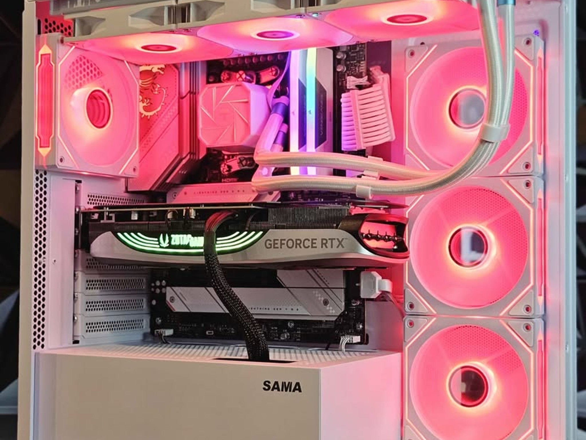 ⚪👻Ghost 👻⚪ Gaming PC (Ryzen 7 + RTX 4070 TI)