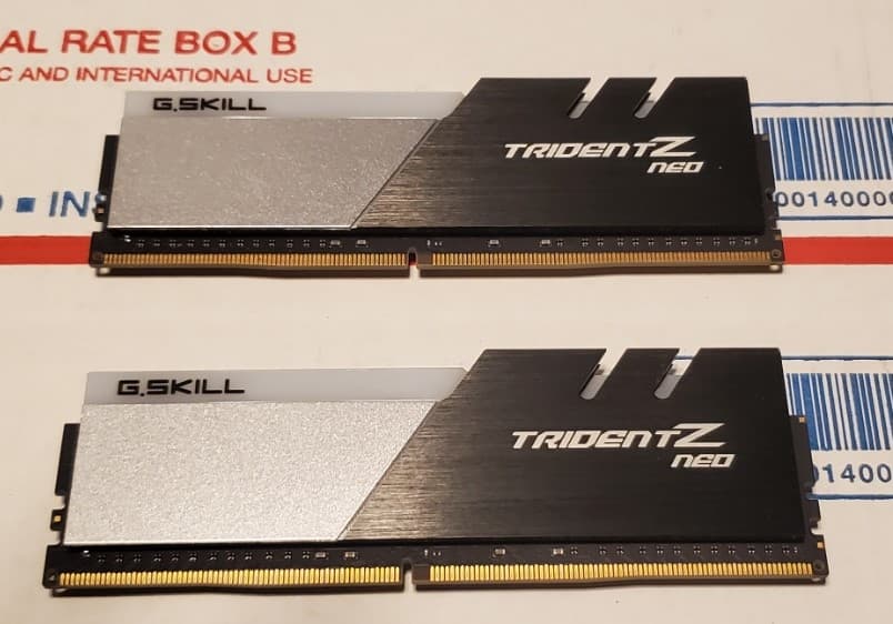 G.SKILL Trident Z Neo 32GB (2 x 16GB) RGB DDR4 3600mhz CL16 (PC4 28800) Desktop Memory