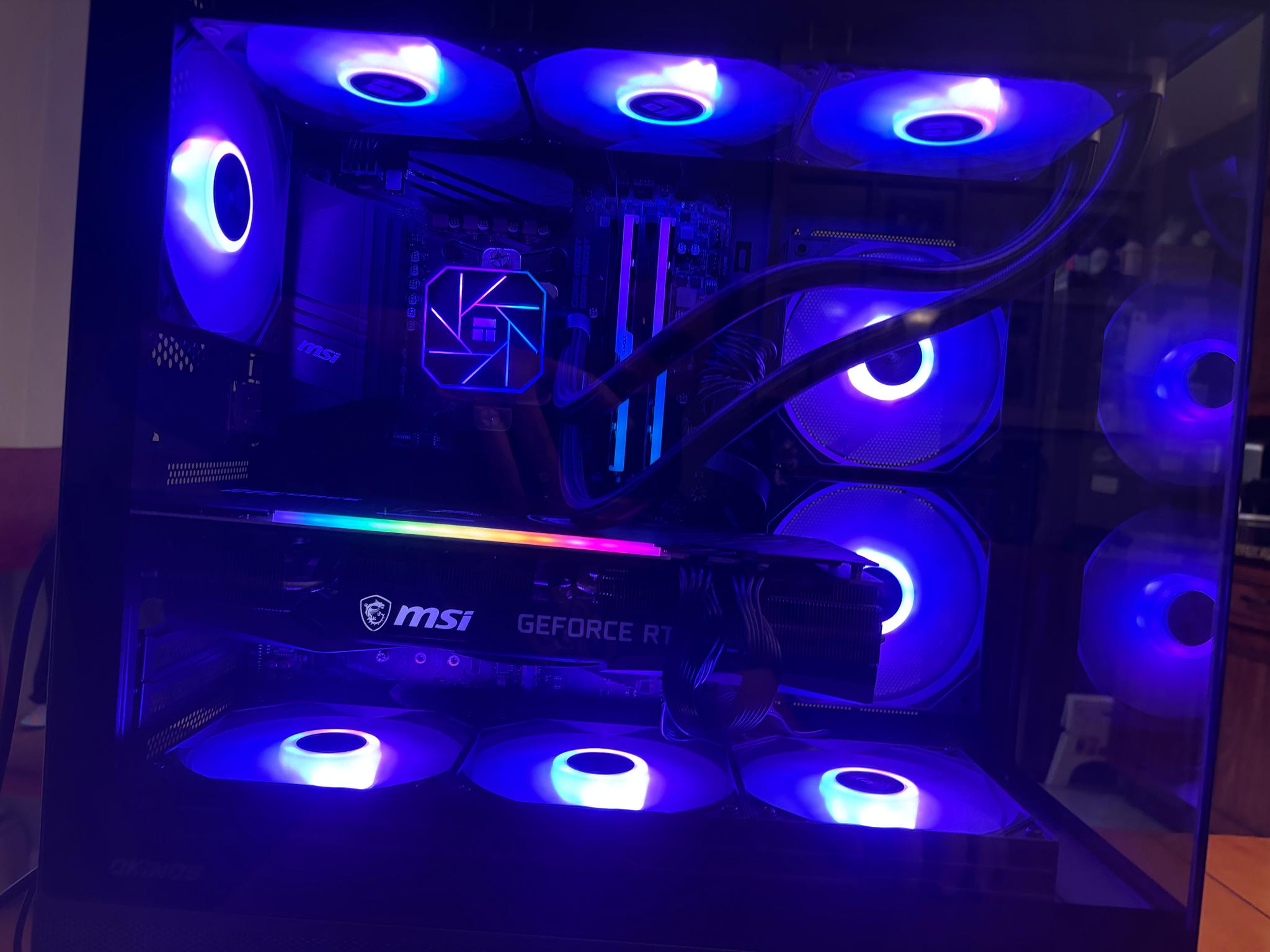 Black 5800x and 3070ti build