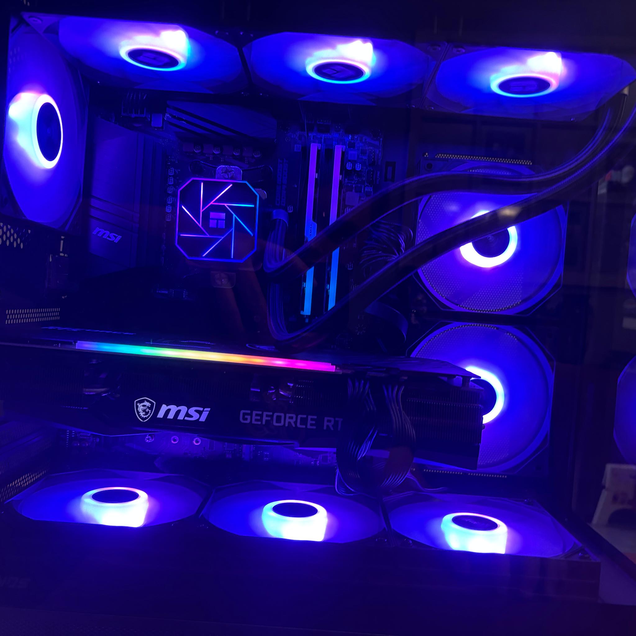 Black 5800x and 3070ti build