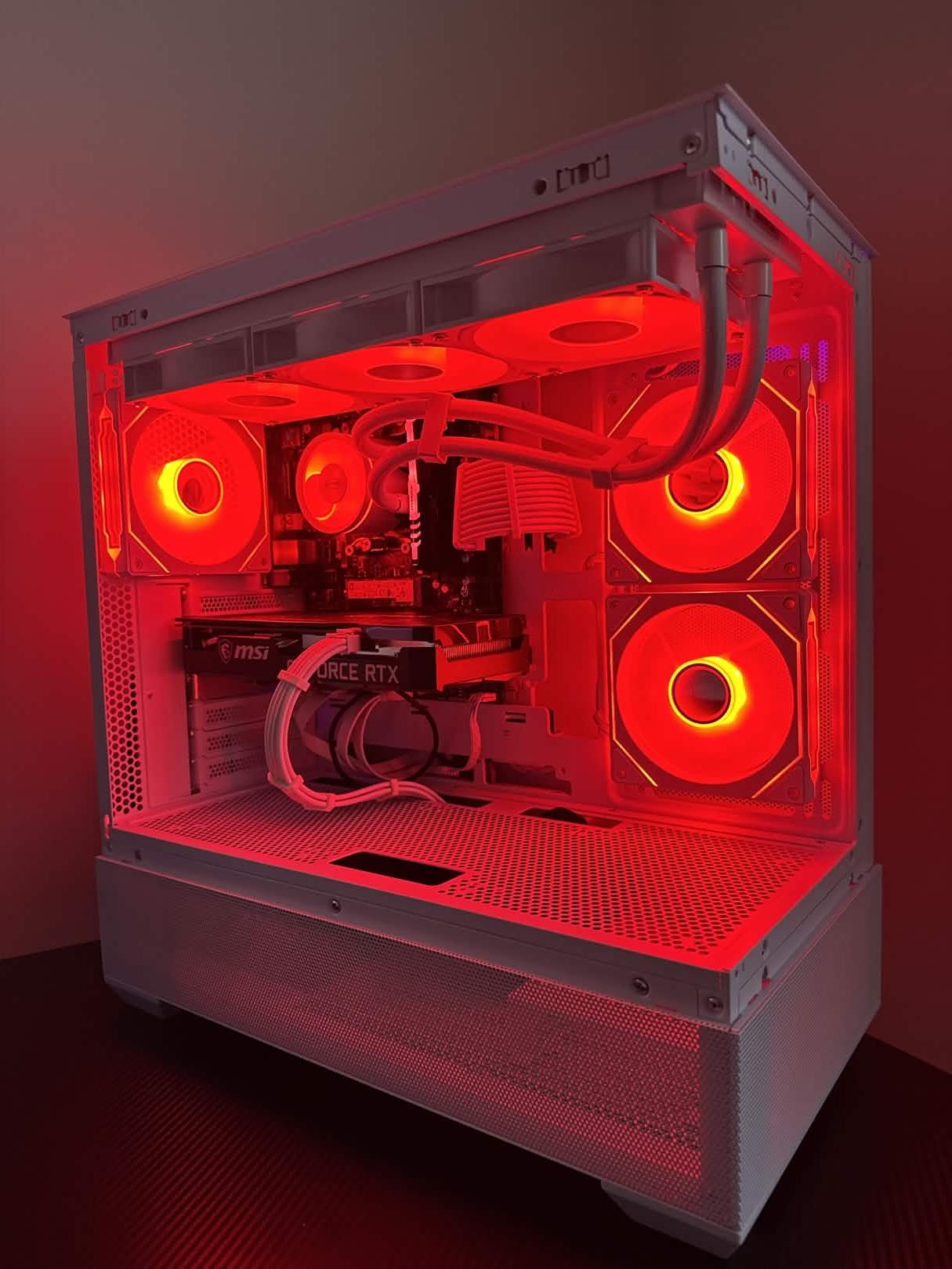 ❄️ White Aesthetic Gaming PC – RTX 3060 Ti | Ryzen 5 3600 | 16GB RAM | 1TB SSD
